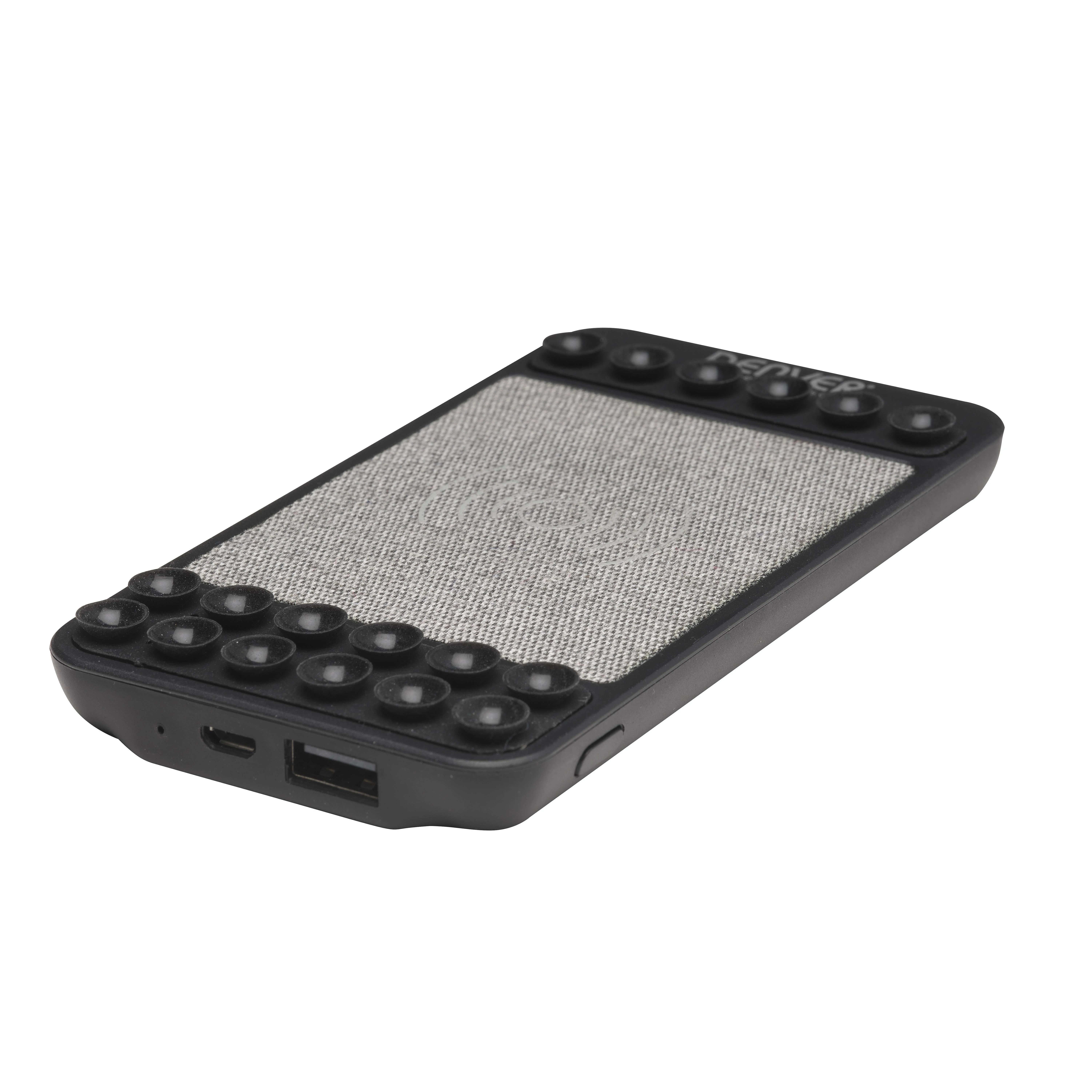 Denver PBQ-4000 nešiojamasis įkroviklis Juoda Ličio polimeras (LiPo) 4000 mAh Belaidis įkrovimas