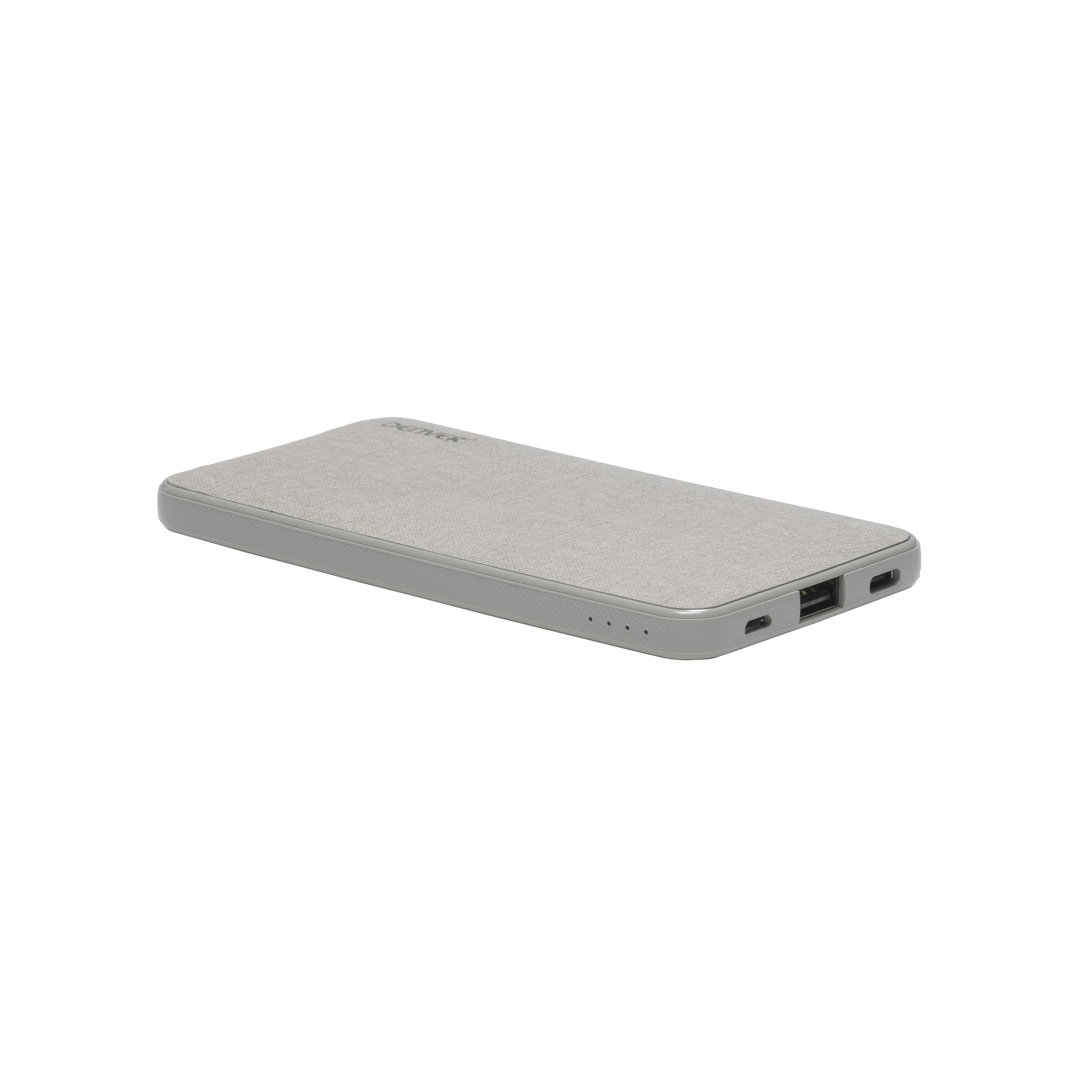 Denver PBS-5004 nešiojamasis įkroviklis Pilka Ličio polimeras (LiPo) 5000 mAh