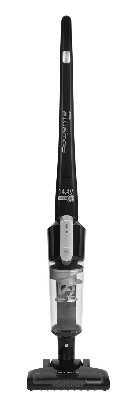 Dulkių siurblys Rowenta Air Force Light RH6545 siurblys-šluota / elektrinė šluota Bagless Juodas 0,65 L