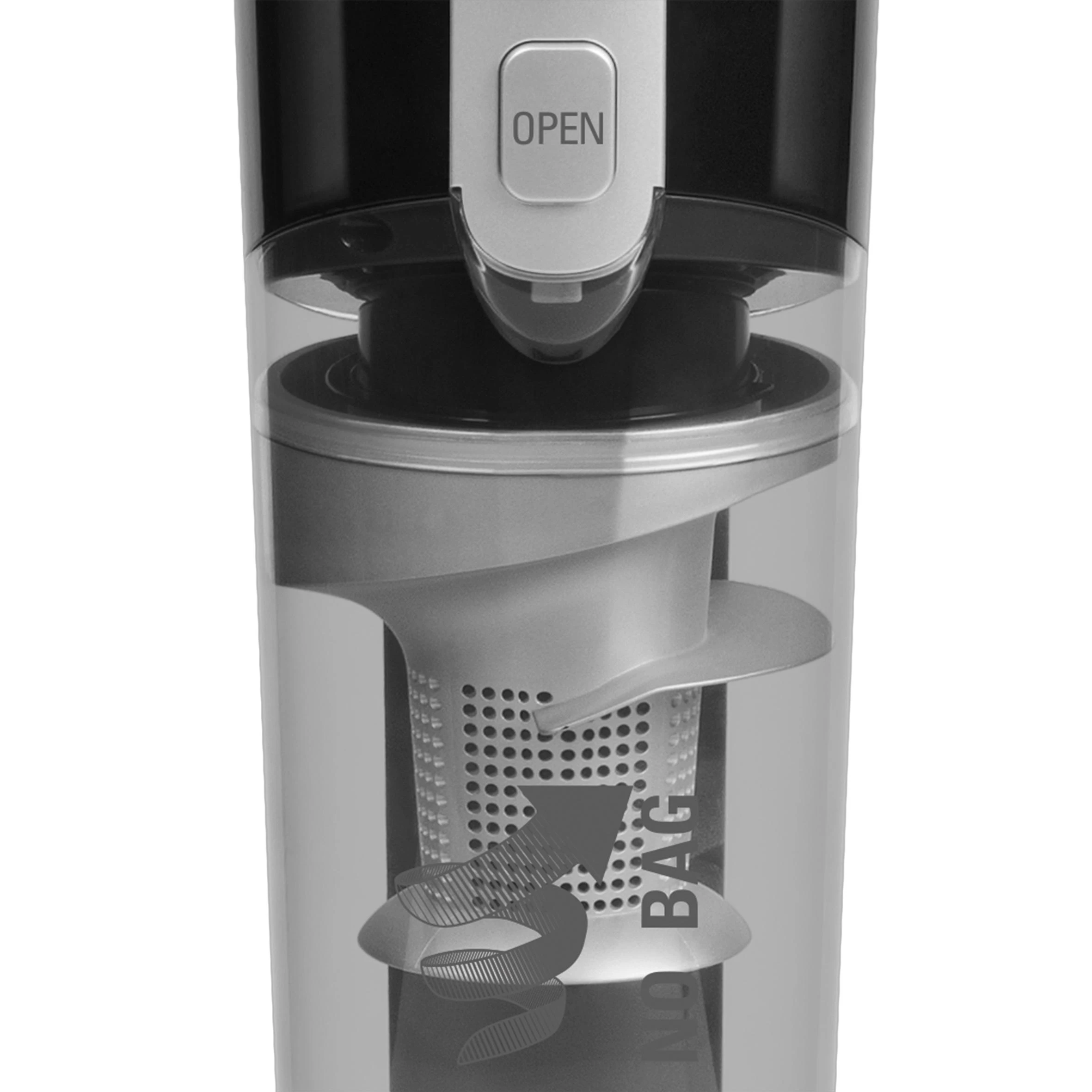 Dulkių siurblys Rowenta Air Force Light RH6545 siurblys-šluota / elektrinė šluota Bagless Juodas 0,65 L