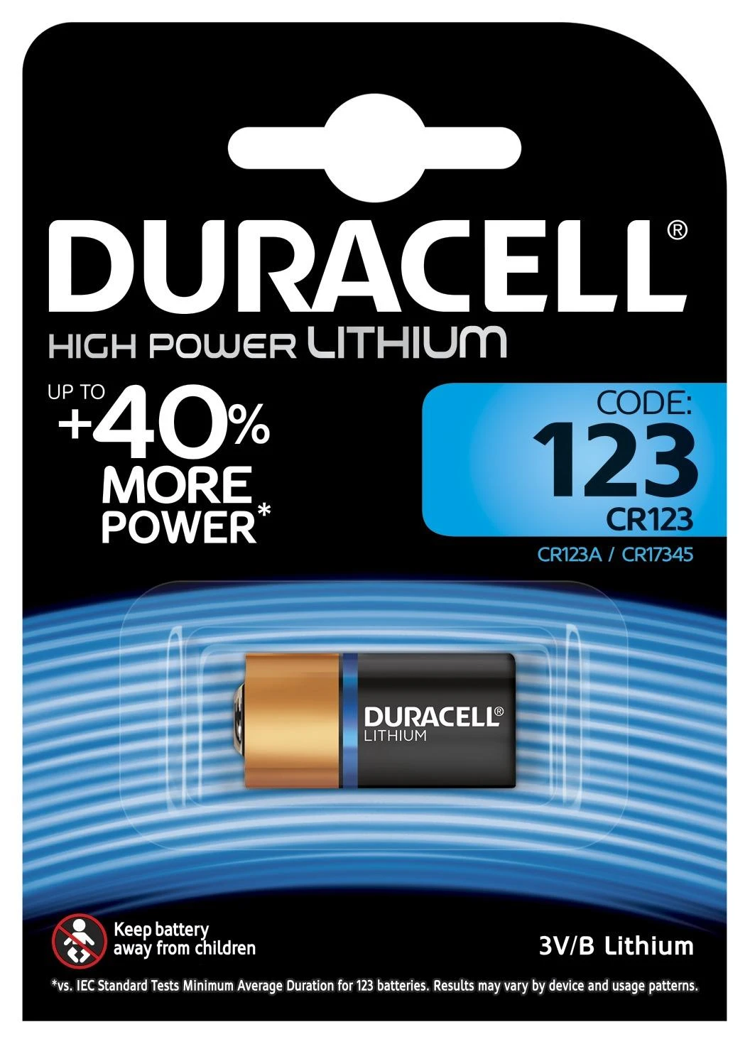 Duracell 123106 buitinė baterija Vienkartinė baterija CR123A Litis