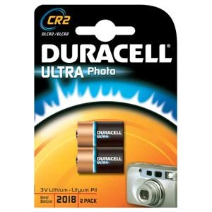 Duracell Ultra CR2 3V baterijų pakuotė