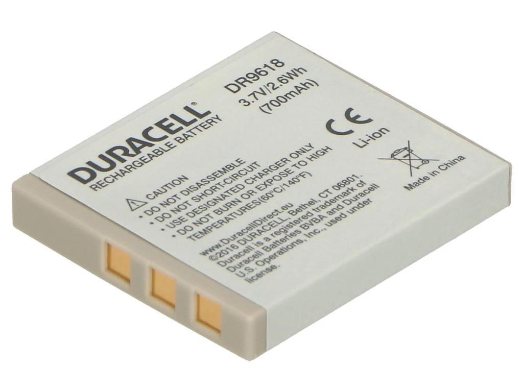 Duracell DR9618 kameros / vaizdo kameros su vaizdo magnetofonu baterija Ličio-jonų (Li-Ion) 700 mAh