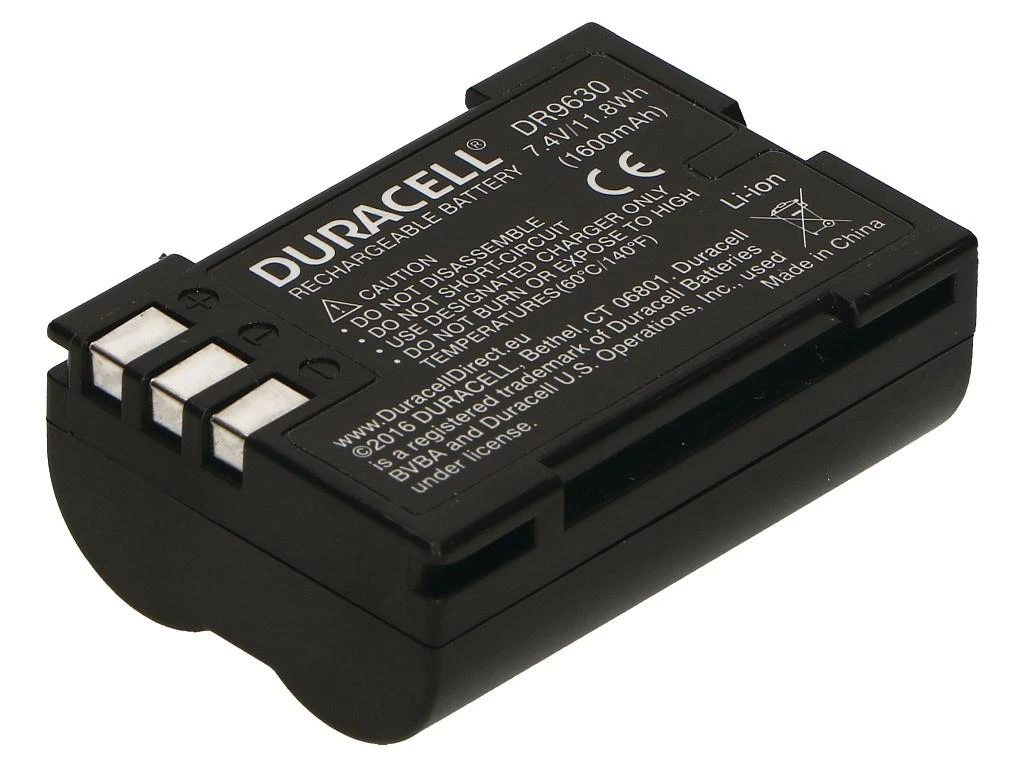 Duracell DR9630 kameros / vaizdo kameros su vaizdo magnetofonu baterija Ličio-jonų (Li-Ion) 1600 mAh