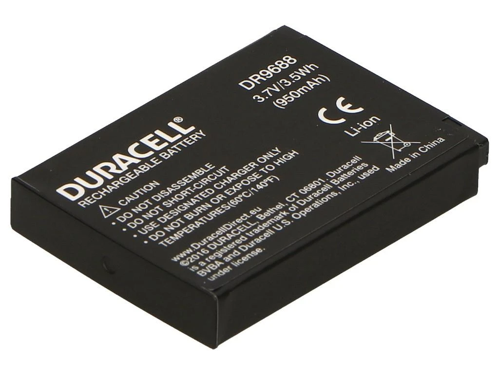 Samsung Duracell DR9688 kameros / vaizdo kameros su vaizdo magnetofonu baterija Ličio-jonų (Li-Ion) 950 mAh
