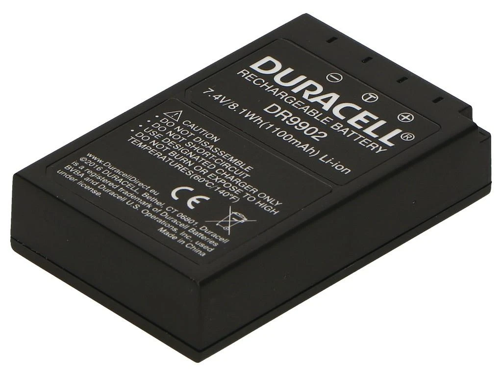 Duracell DR9902 kameros / vaizdo kameros su vaizdo magnetofonu baterija Ličio-jonų (Li-Ion) 1100 mAh