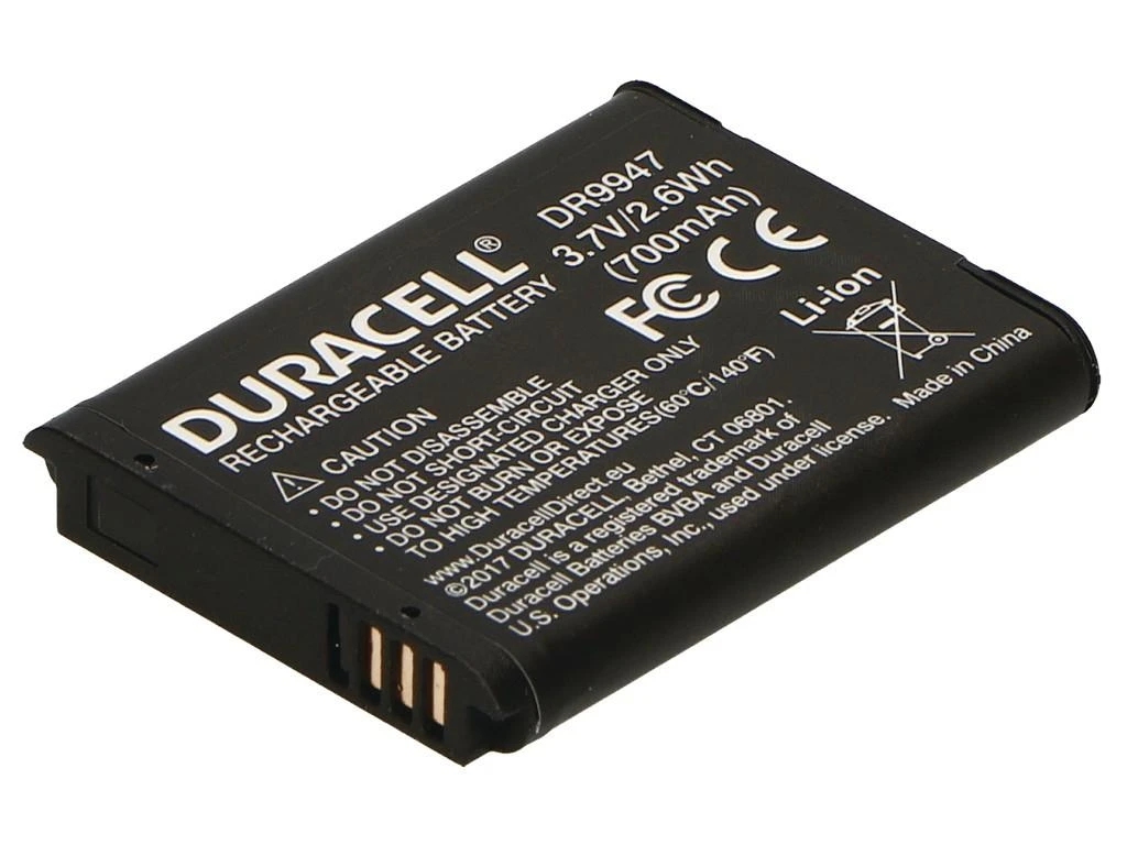 Samsung Duracell DR9947 kameros / vaizdo kameros su vaizdo magnetofonu baterija Ličio-jonų (Li-Ion) 700 mAh