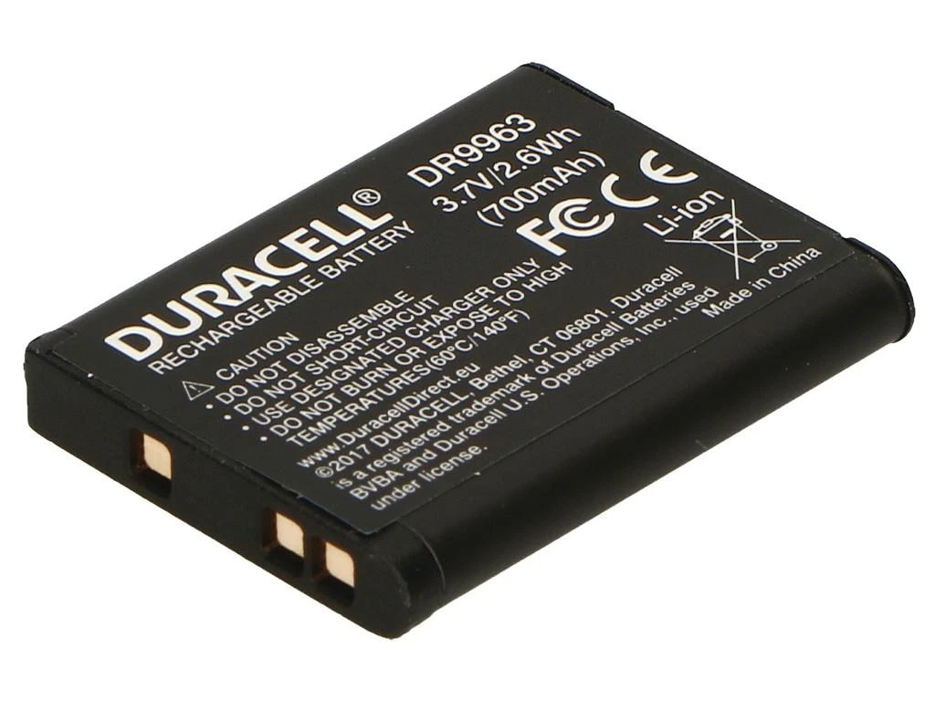 Duracell DR9963 kameros / vaizdo kameros su vaizdo magnetofonu baterija Ličio-jonų (Li-Ion) 700 mAh