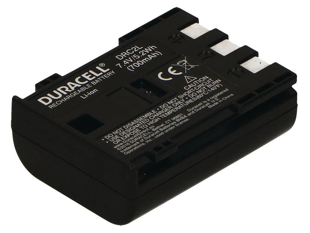 Duracell DRC2L kameros / vaizdo kameros su vaizdo magnetofonu baterija Ličio-jonų (Li-Ion) 700 mAh