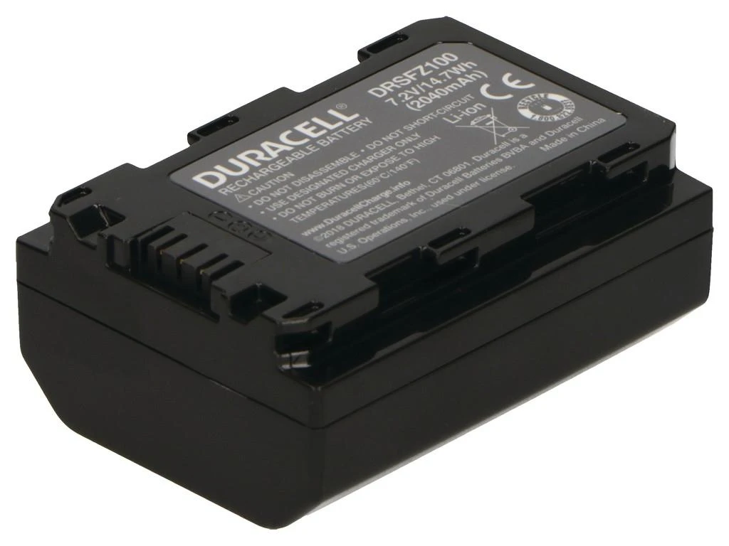 Duracell DRSFZ100 kameros / vaizdo kameros su vaizdo magnetofonu baterija 2040 mAh