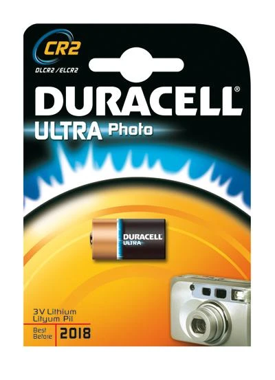 Duracell CR2 baterijos pakuotė