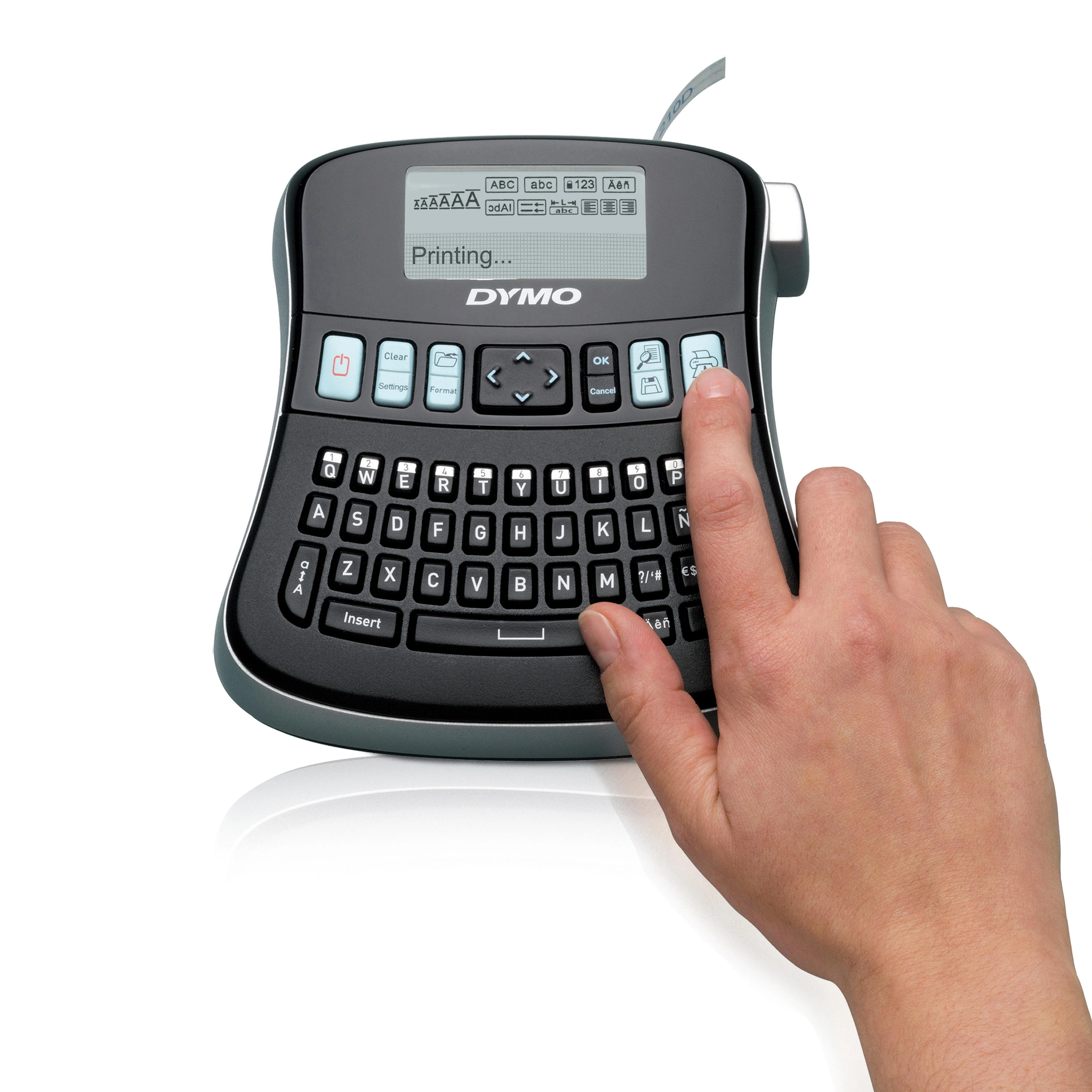 Spausdintuvas Dymo Label Manager 210D, žymėjimo mašina su QWEERTY klaviatūra, juodas / S0784430