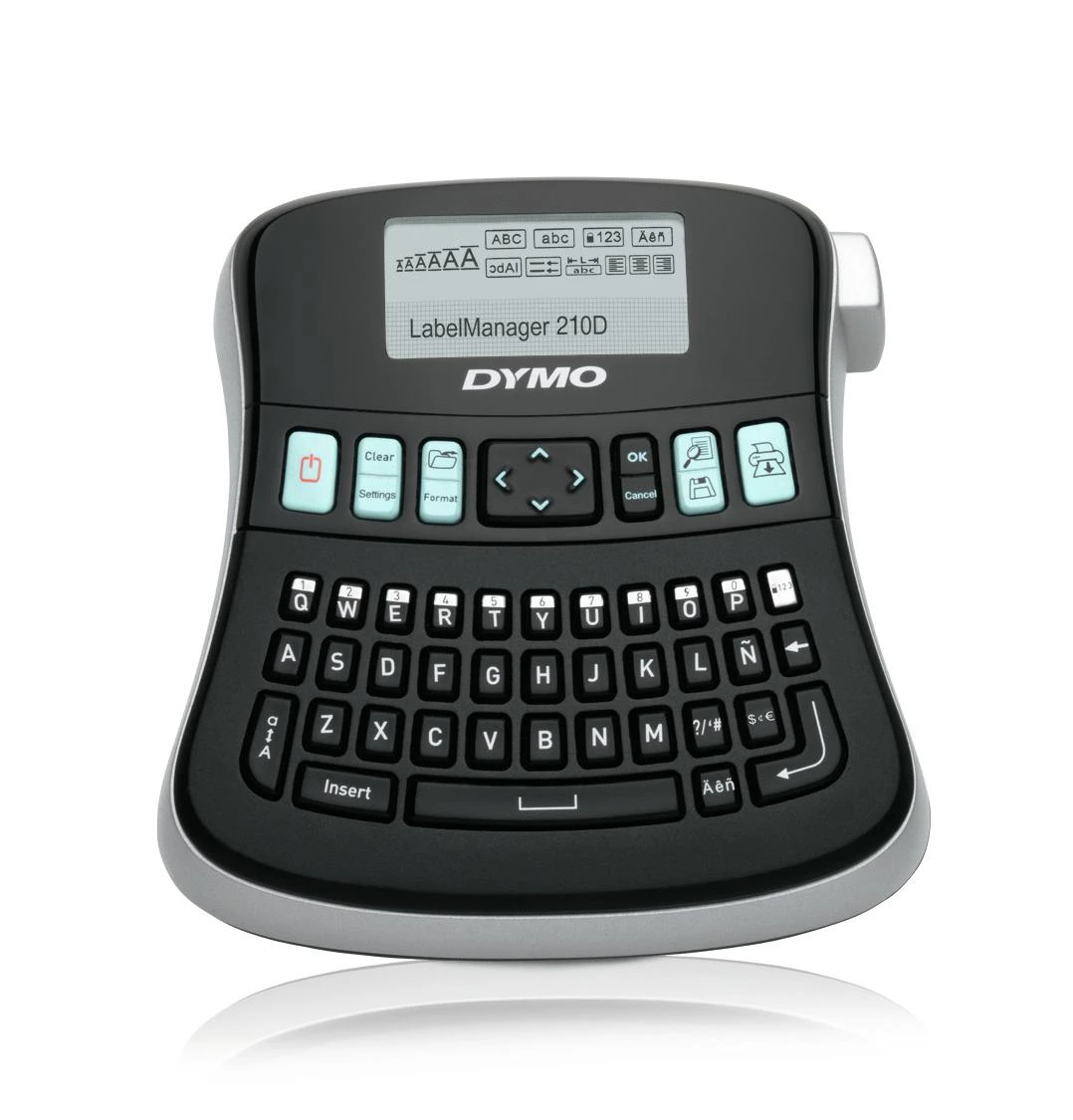 Spausdintuvas Dymo Label Manager 210D, žymėjimo mašina su QWEERTY klaviatūra, juodas / S0784430