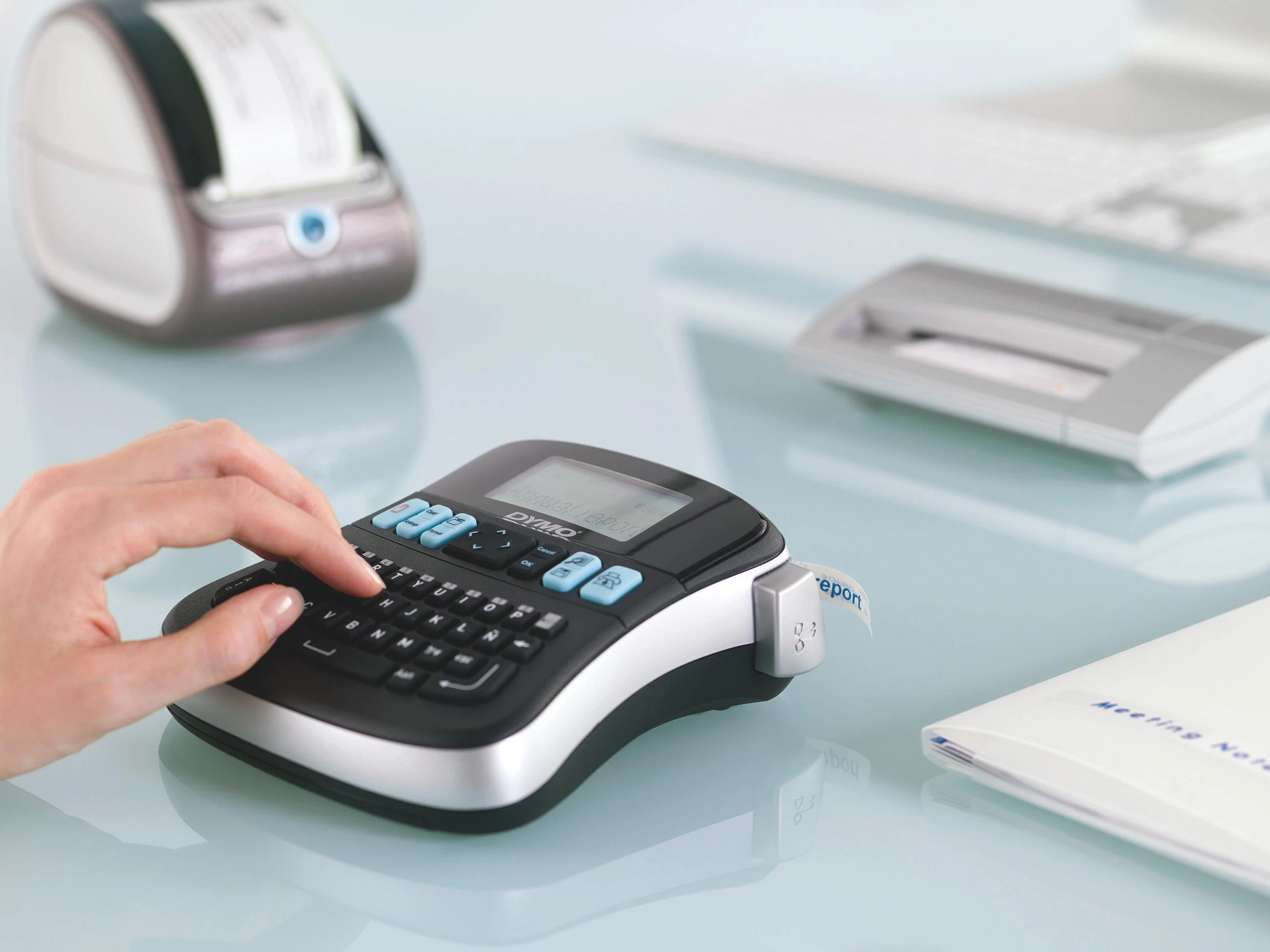 Spausdintuvas Dymo Label Manager 210D, žymėjimo mašina su QWEERTY klaviatūra, juodas / S0784430