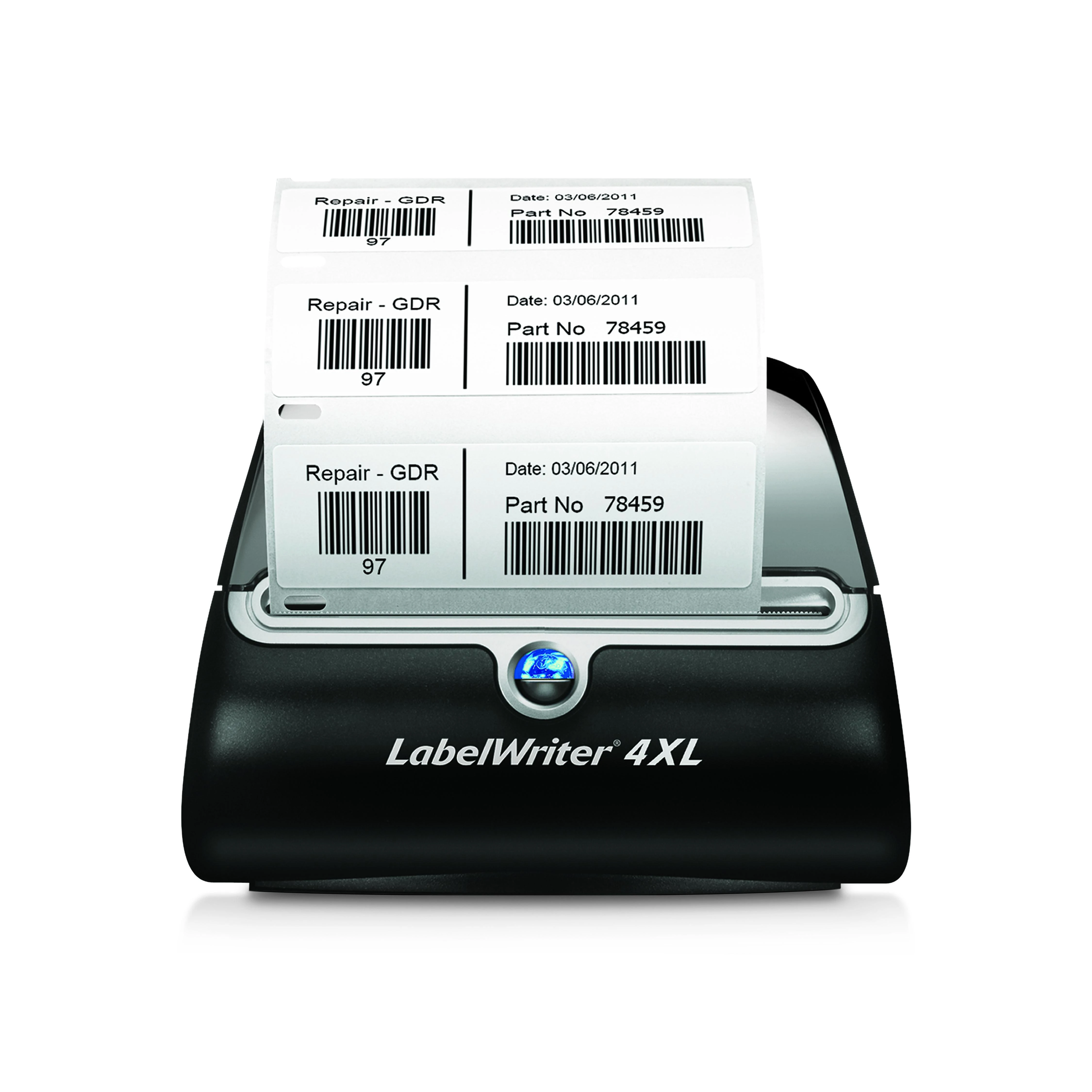 DYMO LabelWriter 4XL, juodas and baltas label spausdintuvas, USB connected, PC, 53 labels / minute S0904950
