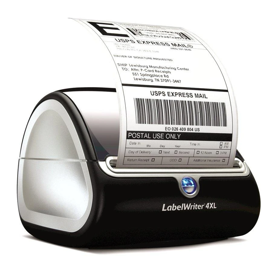DYMO LabelWriter 4XL, juodas and baltas label spausdintuvas, USB connected, PC, 53 labels / minute S0904950