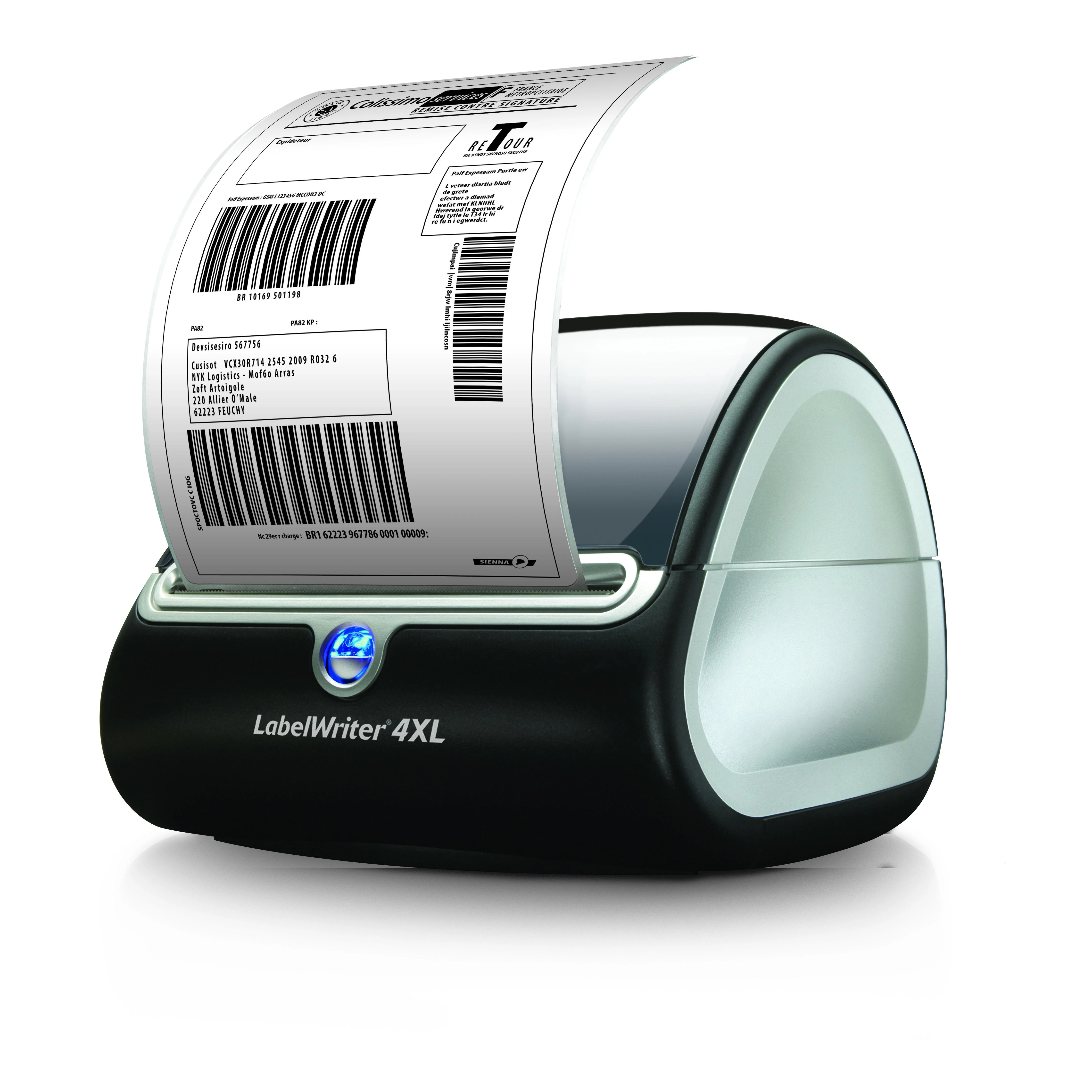 DYMO LabelWriter 4XL, juodas and baltas label spausdintuvas, USB connected, PC, 53 labels / minute S0904950