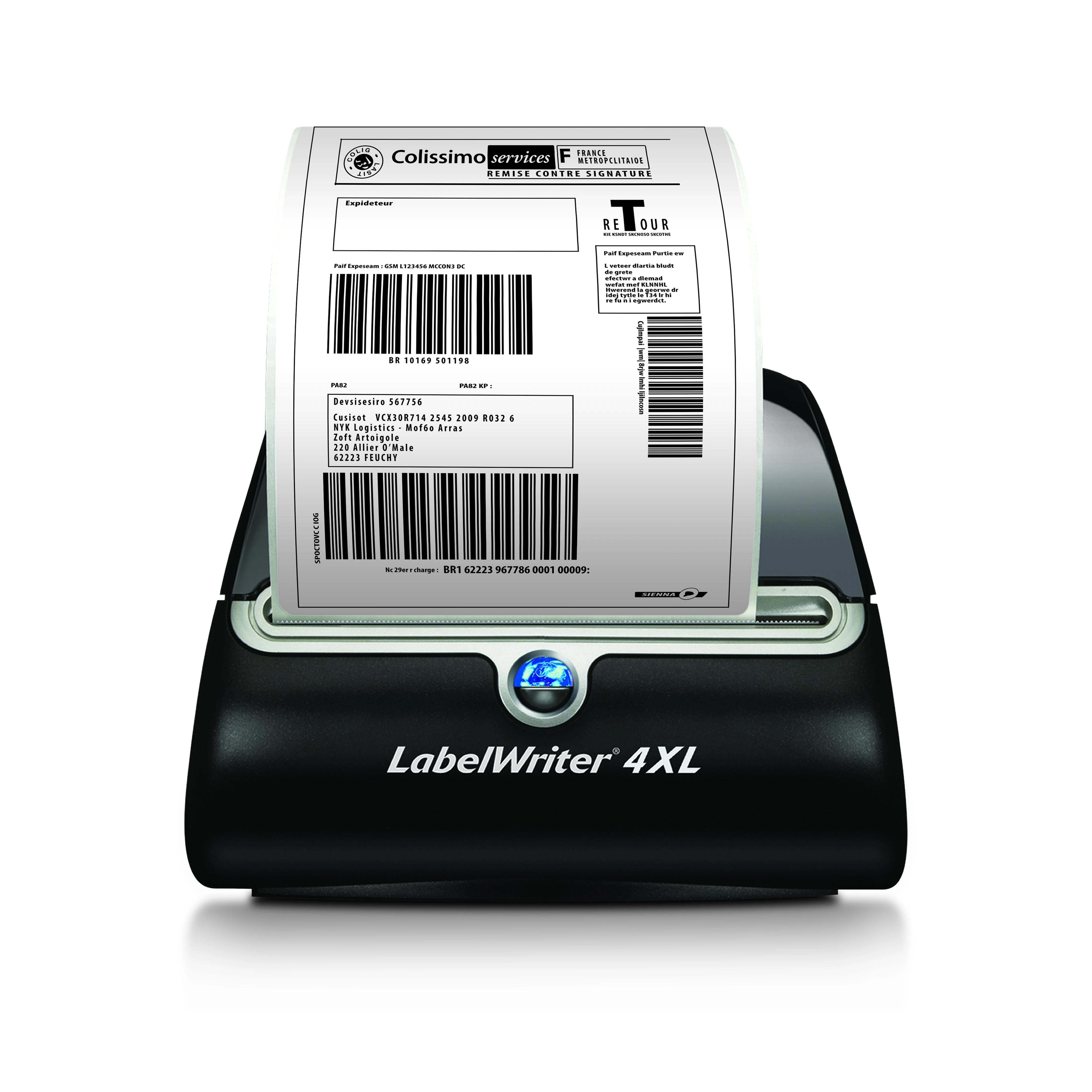 DYMO LabelWriter 4XL, juodas and baltas label spausdintuvas, USB connected, PC, 53 labels / minute S0904950