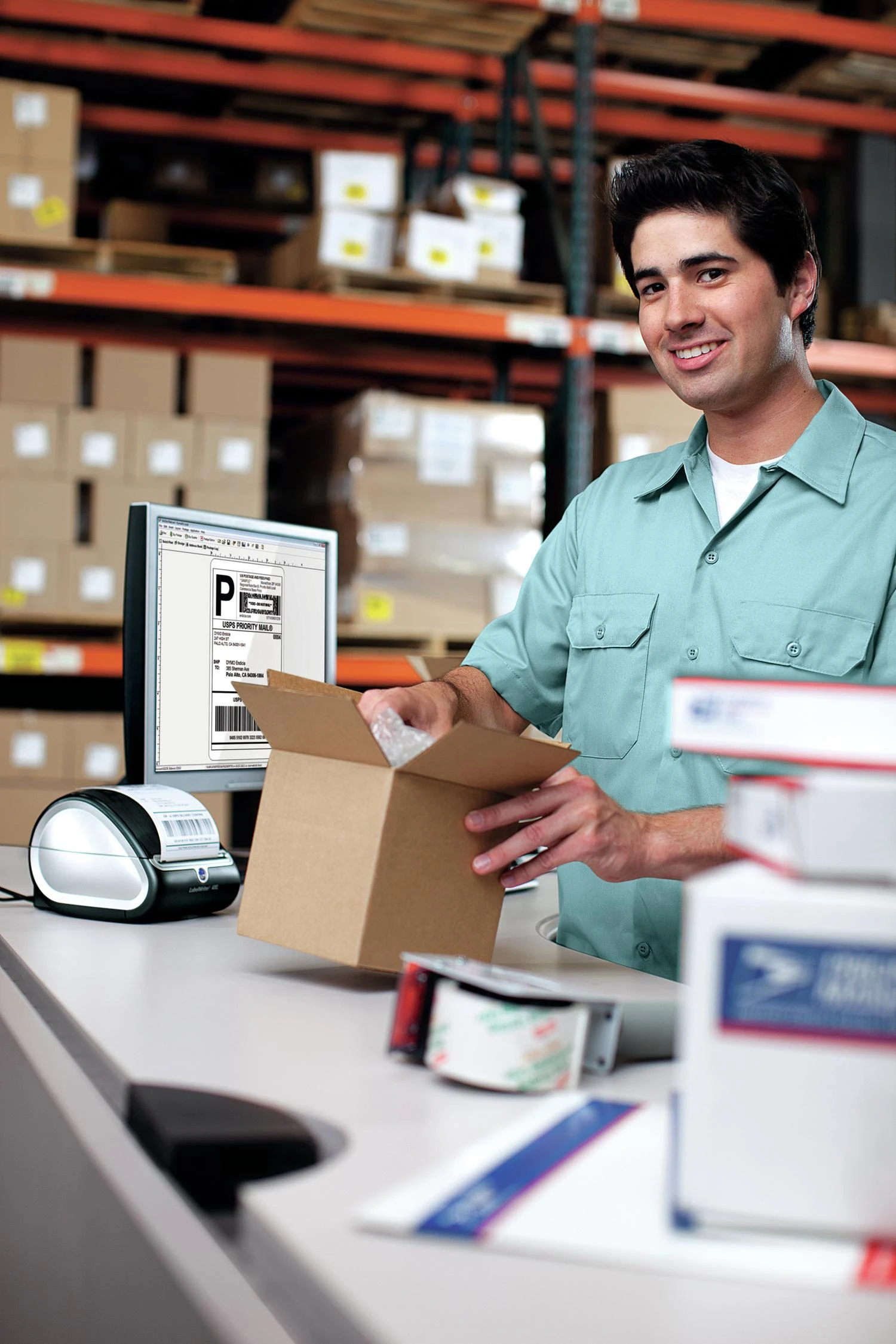 DYMO LabelWriter 4XL, juodas and baltas label spausdintuvas, USB connected, PC, 53 labels / minute S0904950