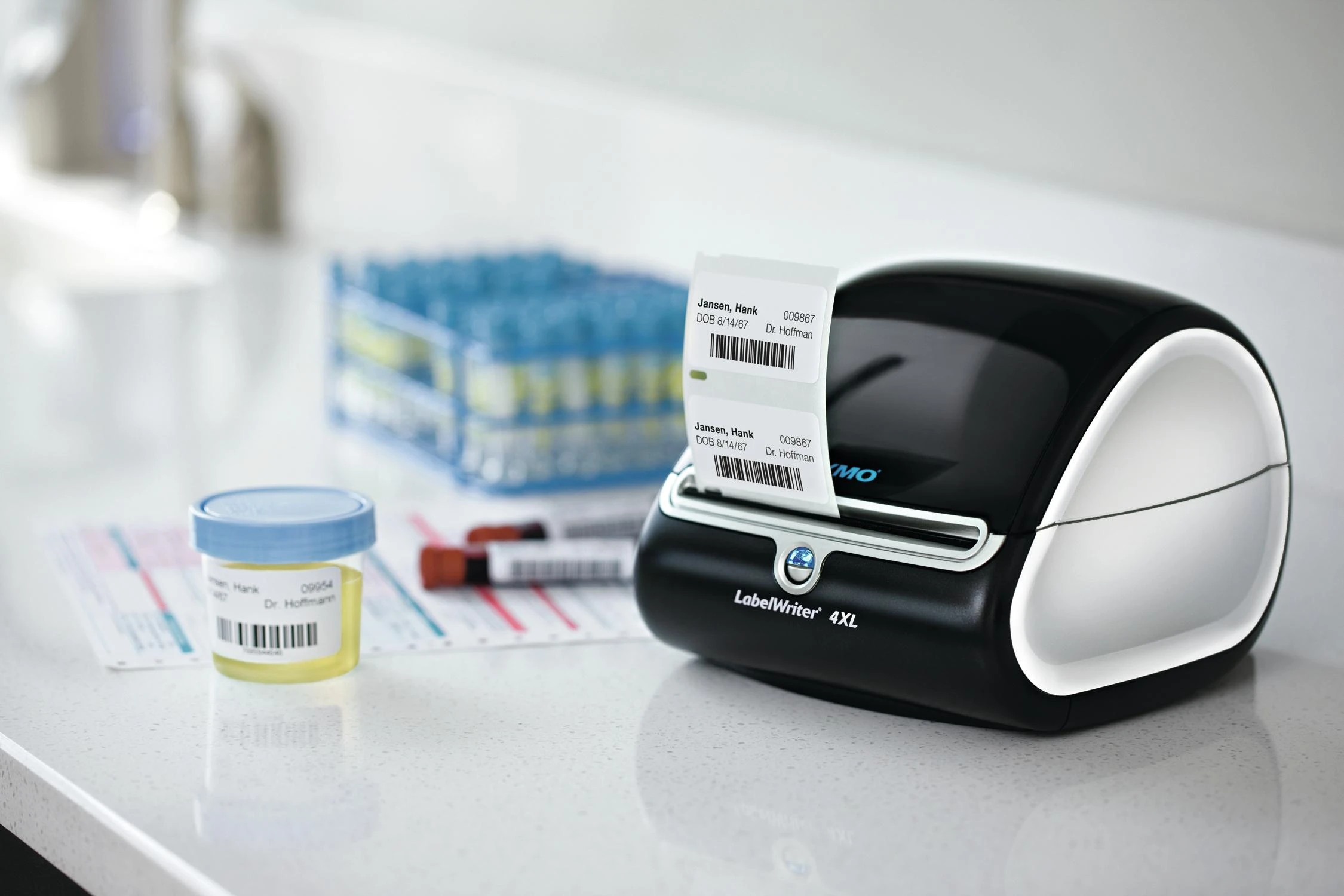 DYMO LabelWriter 4XL, juodas and baltas label spausdintuvas, USB connected, PC, 53 labels / minute S0904950