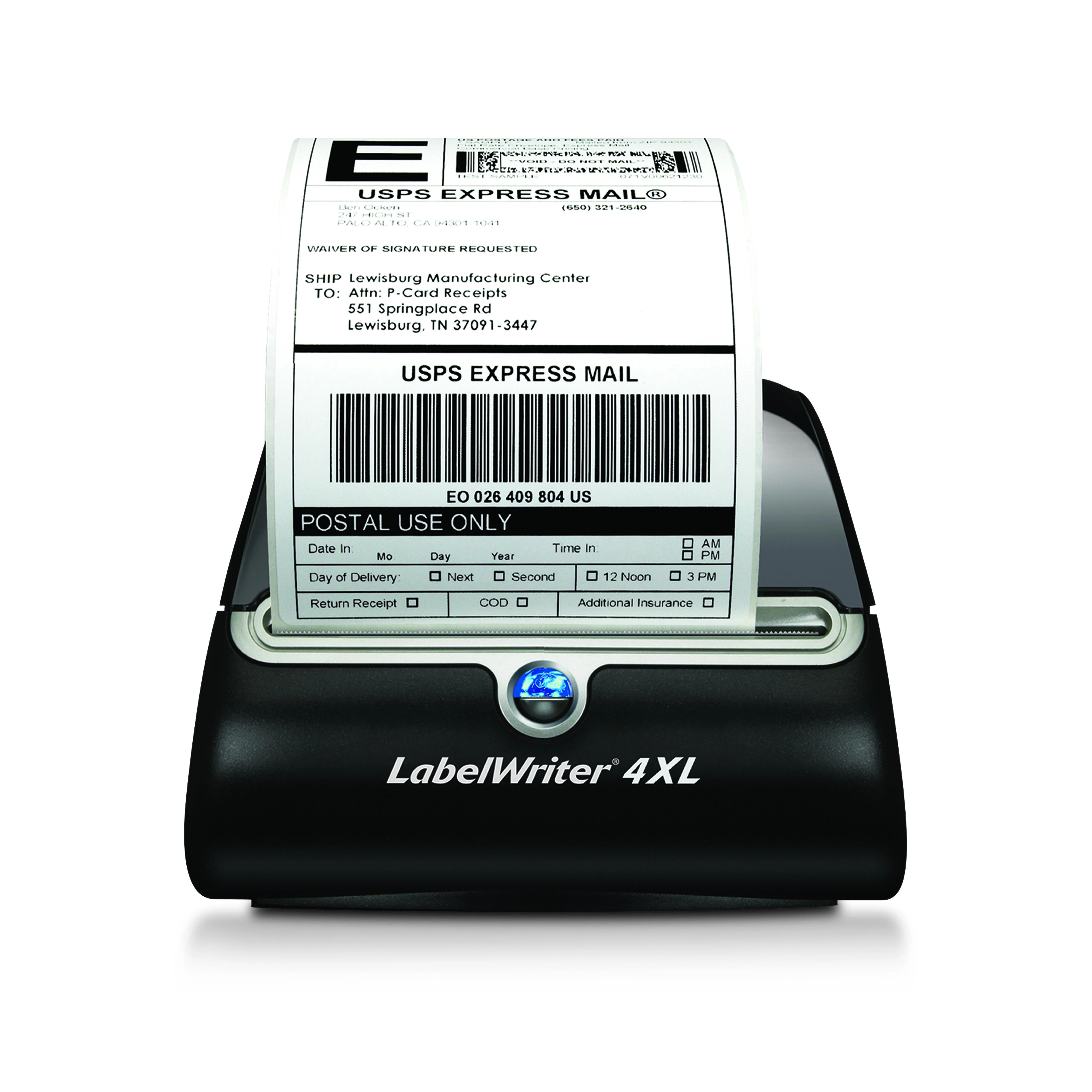 DYMO LabelWriter 4XL, juodas and baltas label spausdintuvas, USB connected, PC, 53 labels / minute S0904950