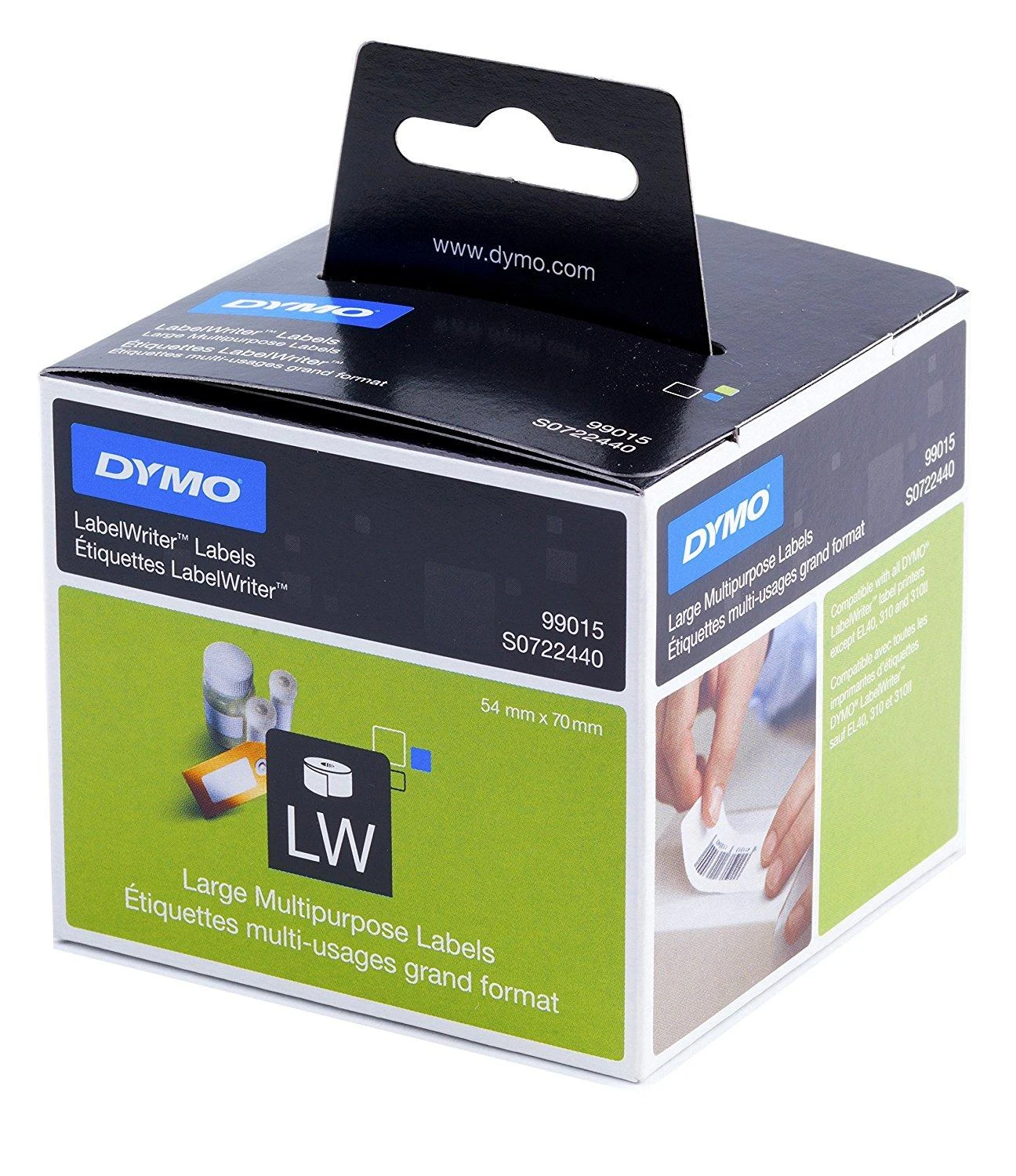 DYMO LW S0722440 etikečių pakuotė 54x70 mm