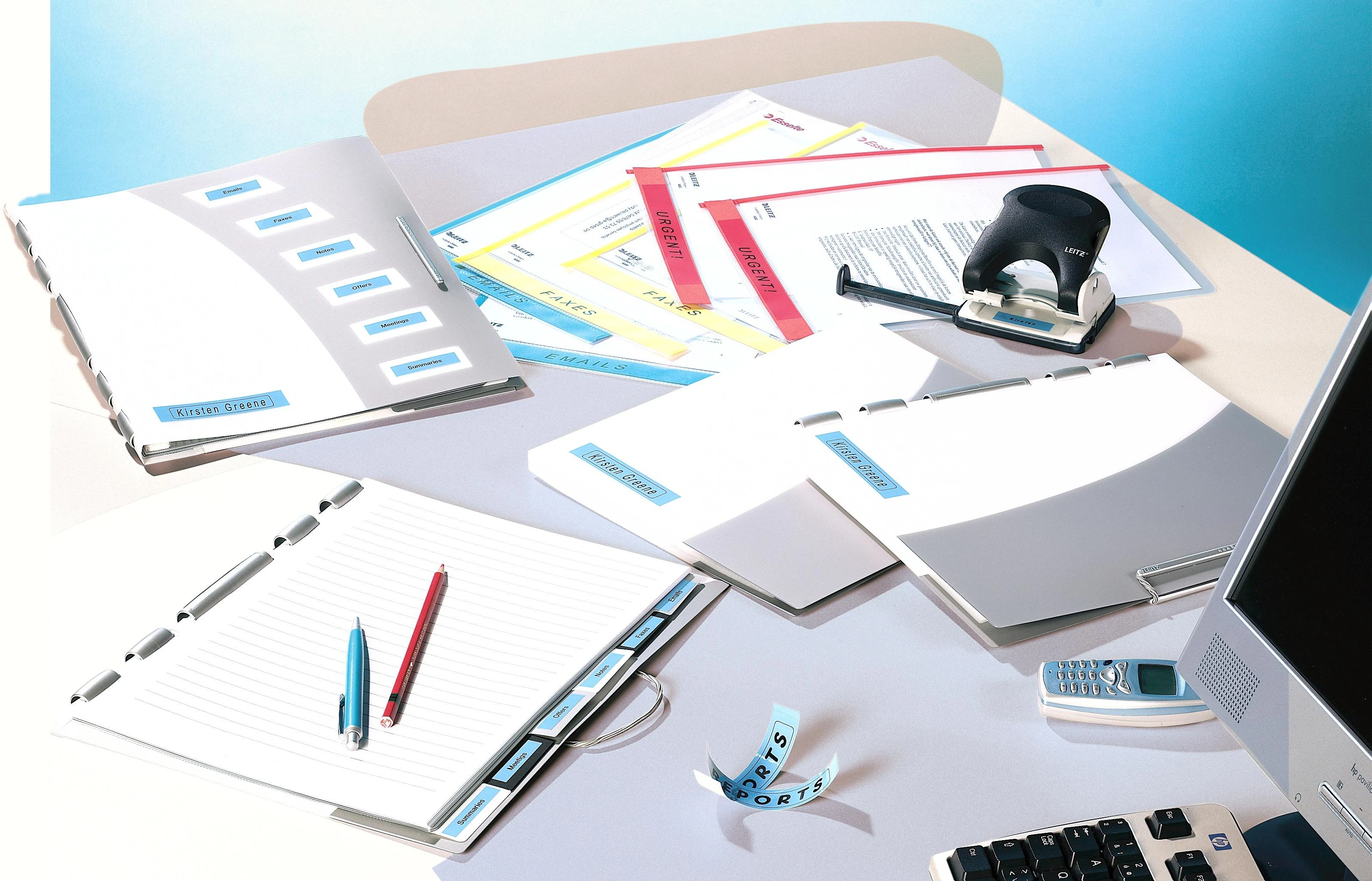 Juostelė DYMO D1 12mm x 7m, vinilinė, mėlyna ant balto / S0720540 45014