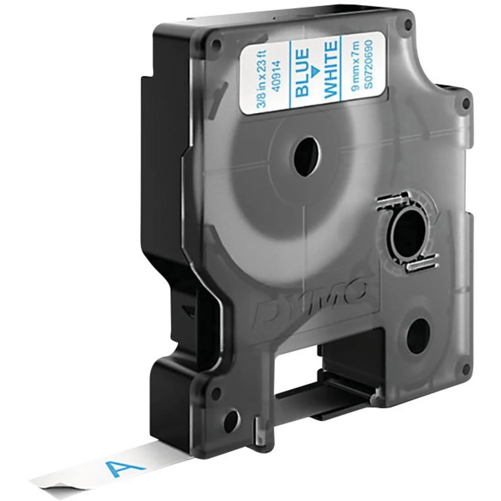 Juostelė DYMO D1 9mm x 7m, mėlyna ant balto / S0720690 40914