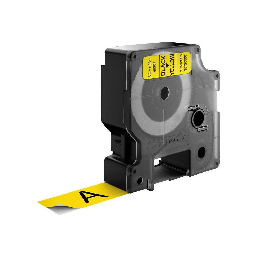 Juostelė DYMO D1 19mm x 7m, juoda ant geltono / S0720880 45808