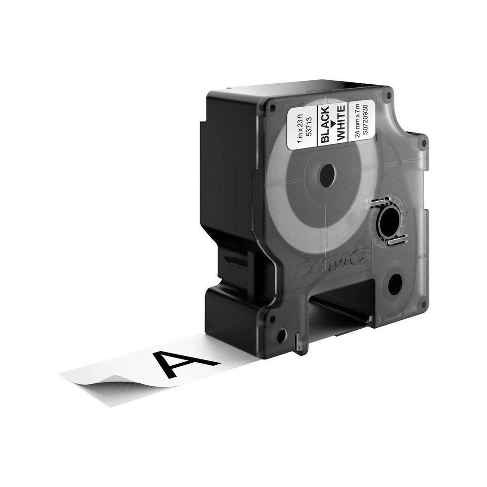 Juostelė DYMO D1 24mm x 7m, juoda ant balto / S0720930 53713