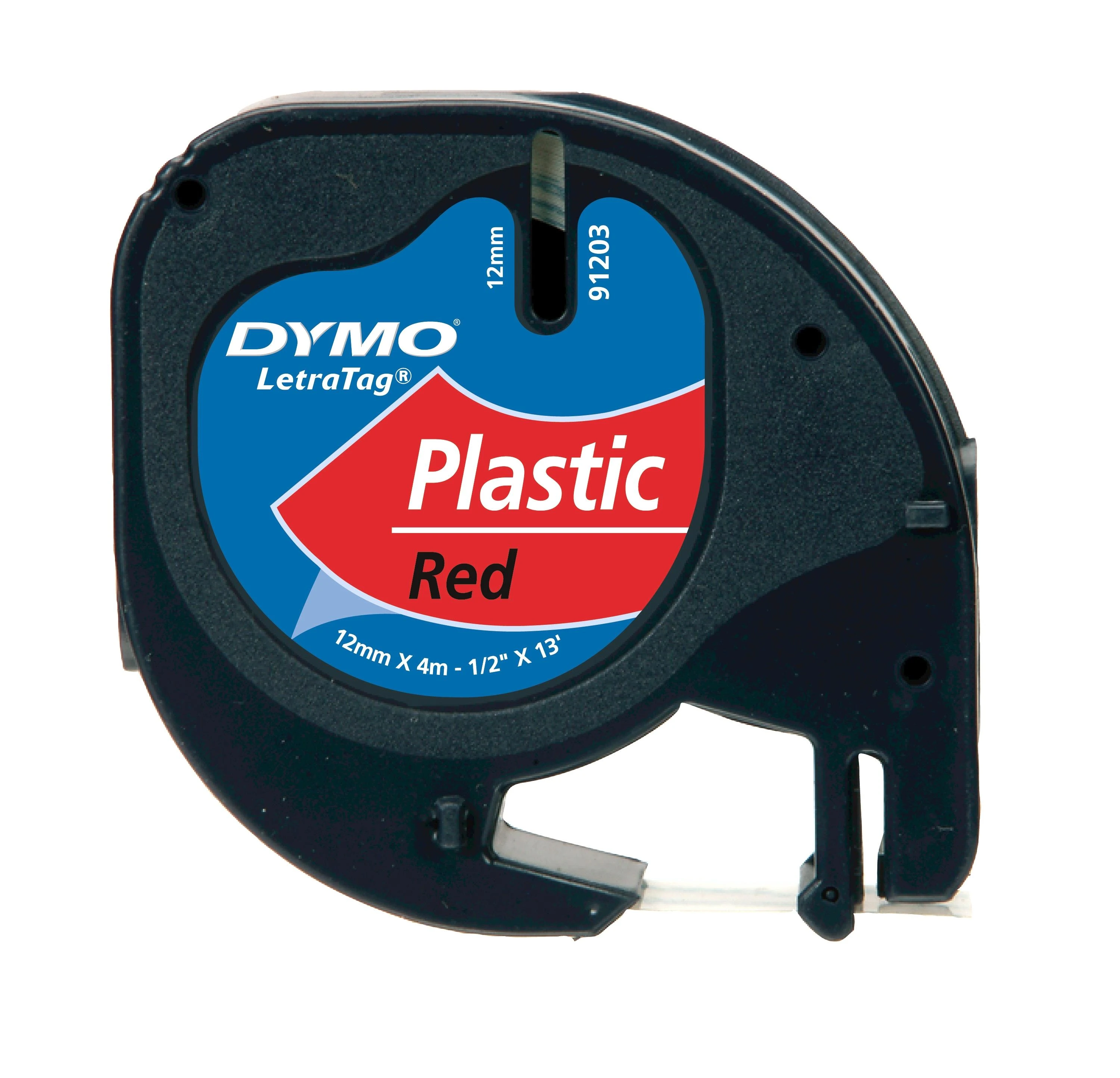 DYMO S0721630 etikečių juostelė Juoda ant raudonos