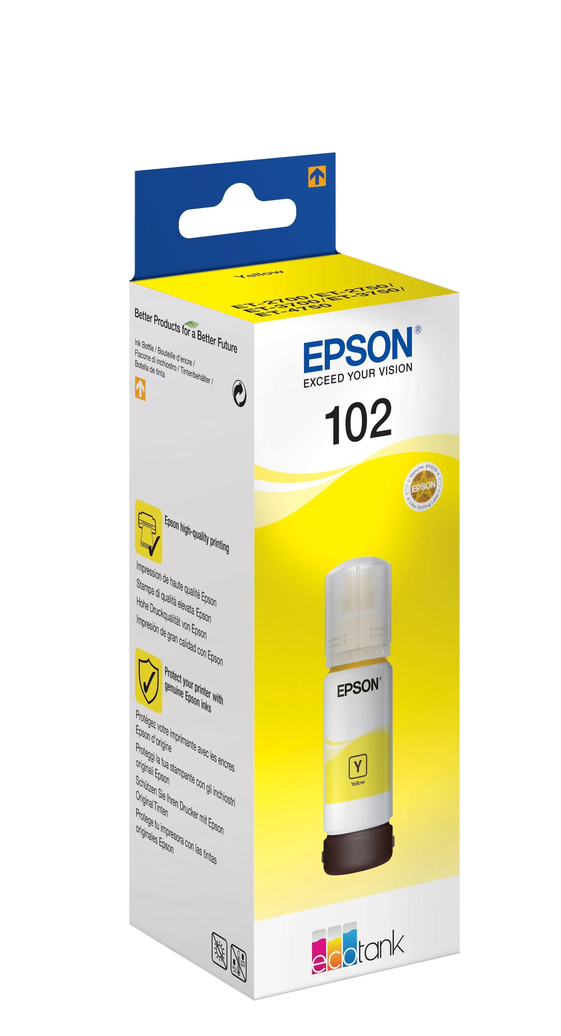 Epson 102 Originalus Geltona 1 vnt