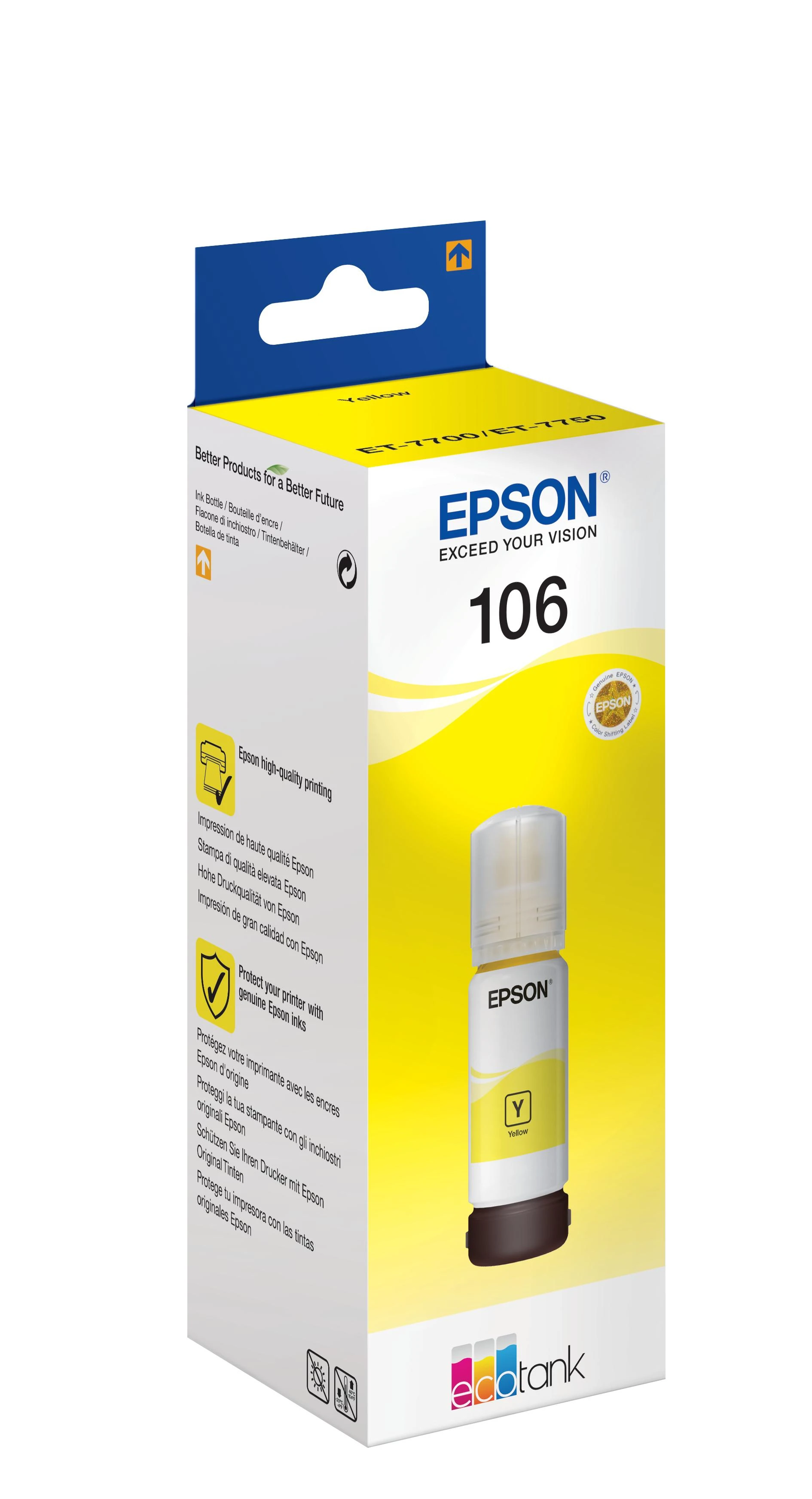 Epson Ecotank | 106 | Rašalo butelis | Geltona
