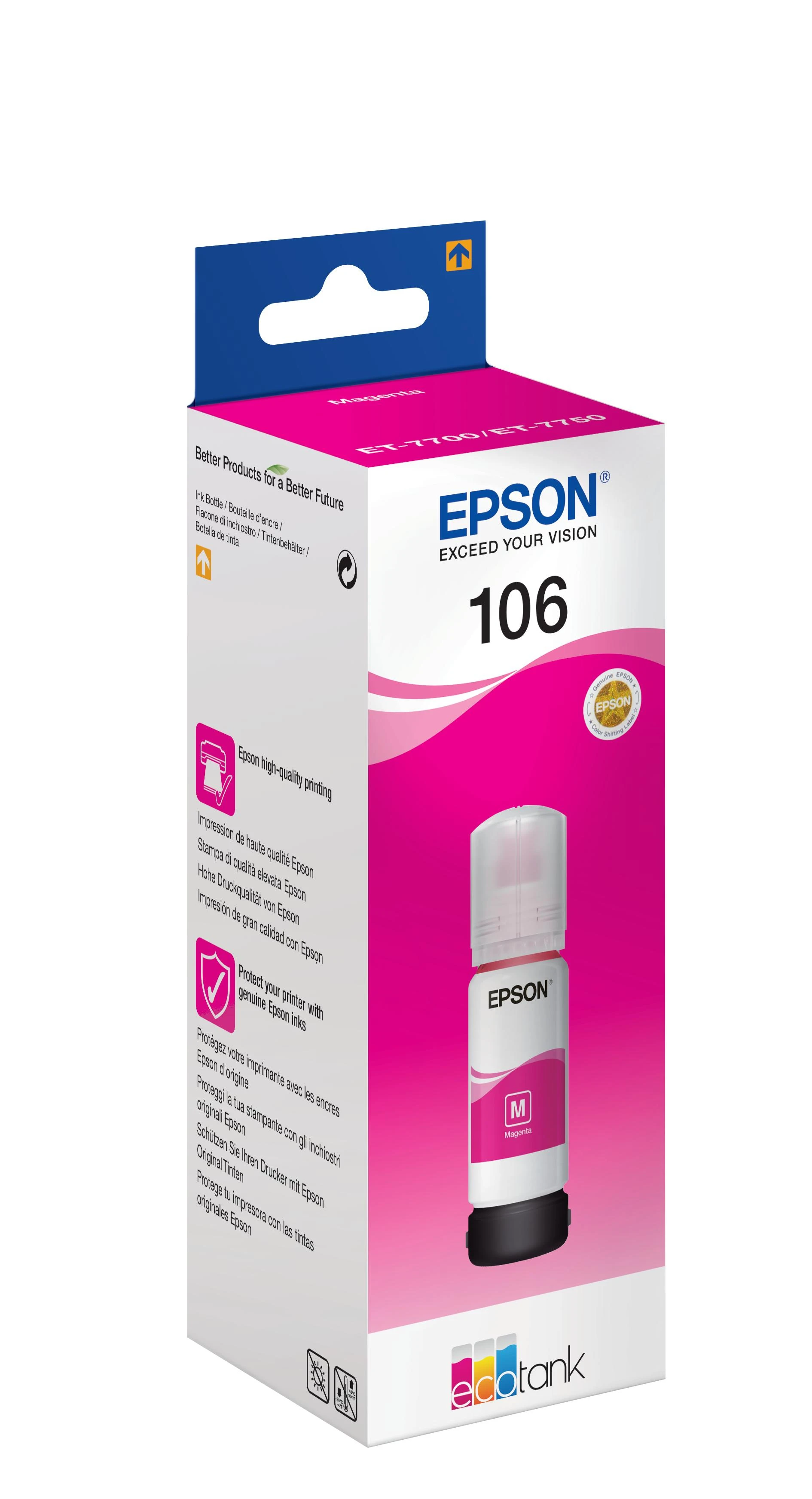 Epson Ecotank | 106 | Rašalo butelis | Magenta