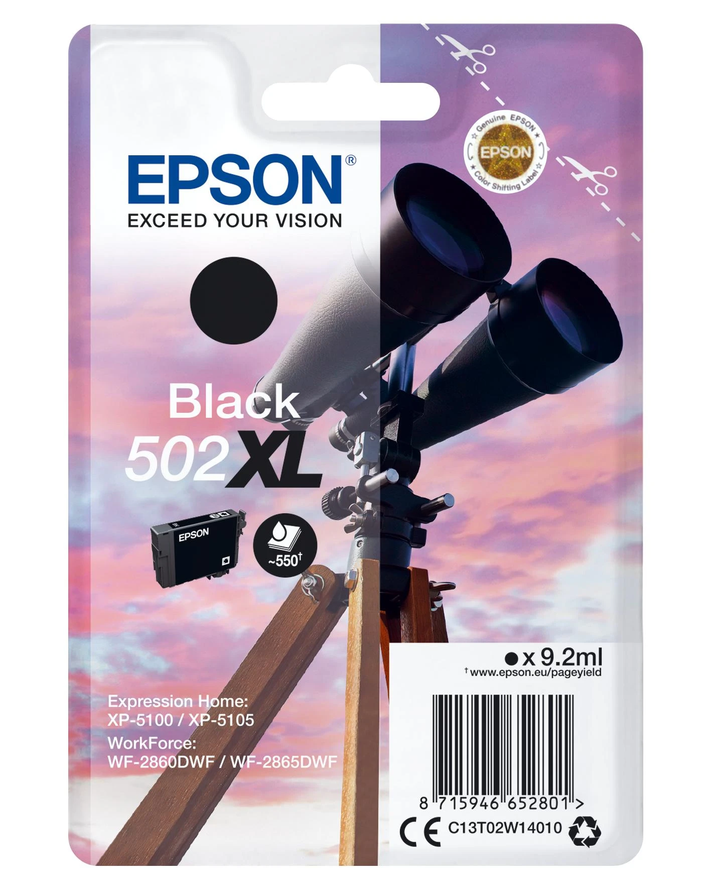 Epson 502XL Originalus Juoda 1 vnt