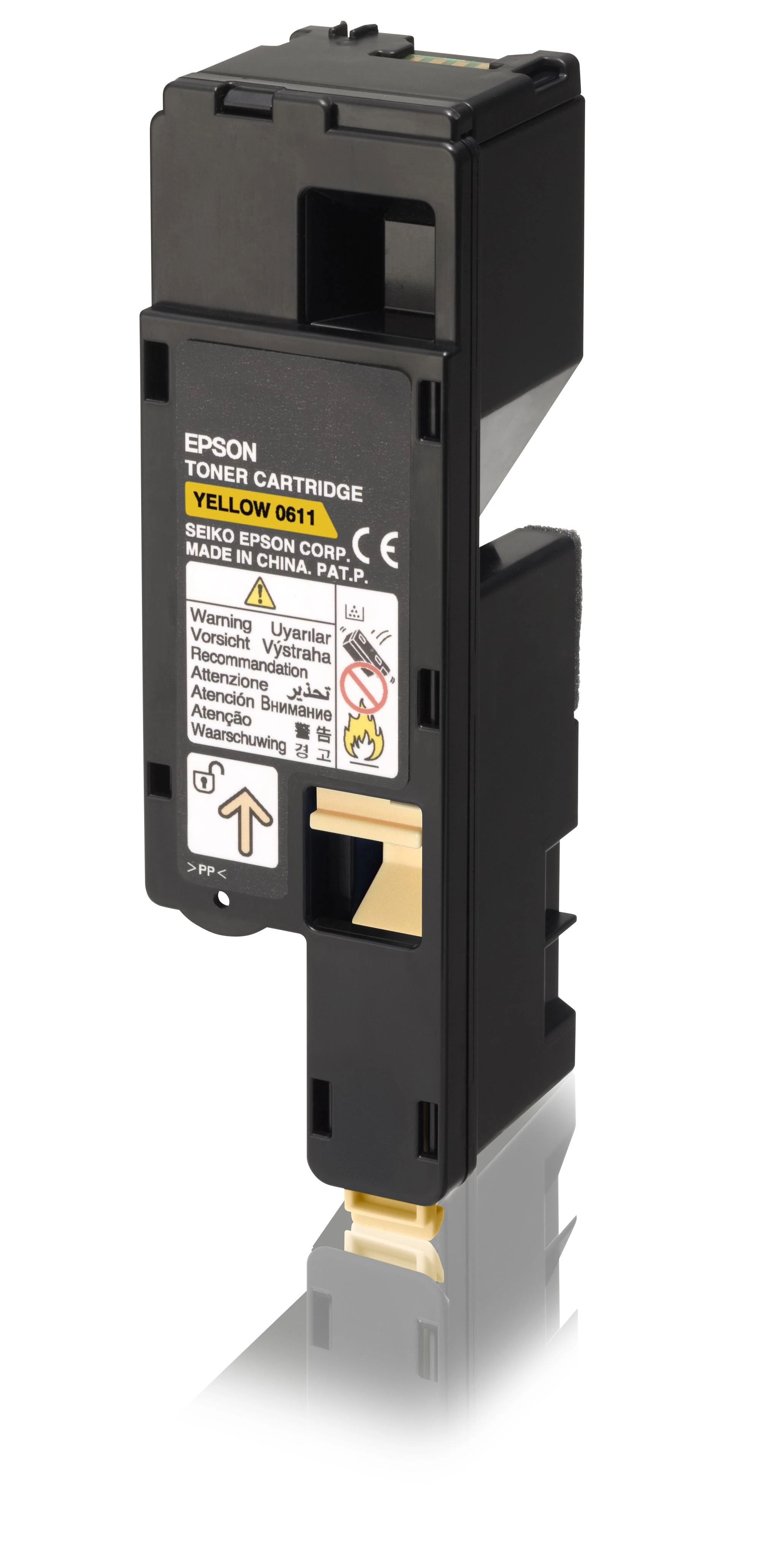 Epson AL-C1700/C1750/CX17 series – didelės talpos dažų kasetė Geltona – 1,4k