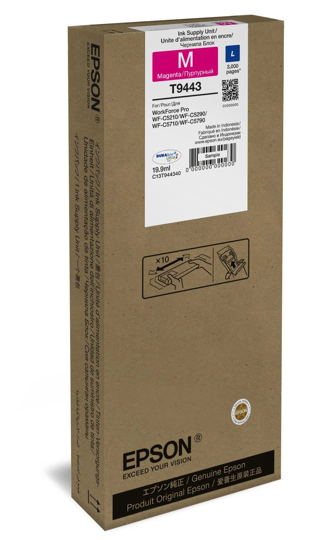 Epson C13T944340 | Rašalo kasetė L | Magenta
