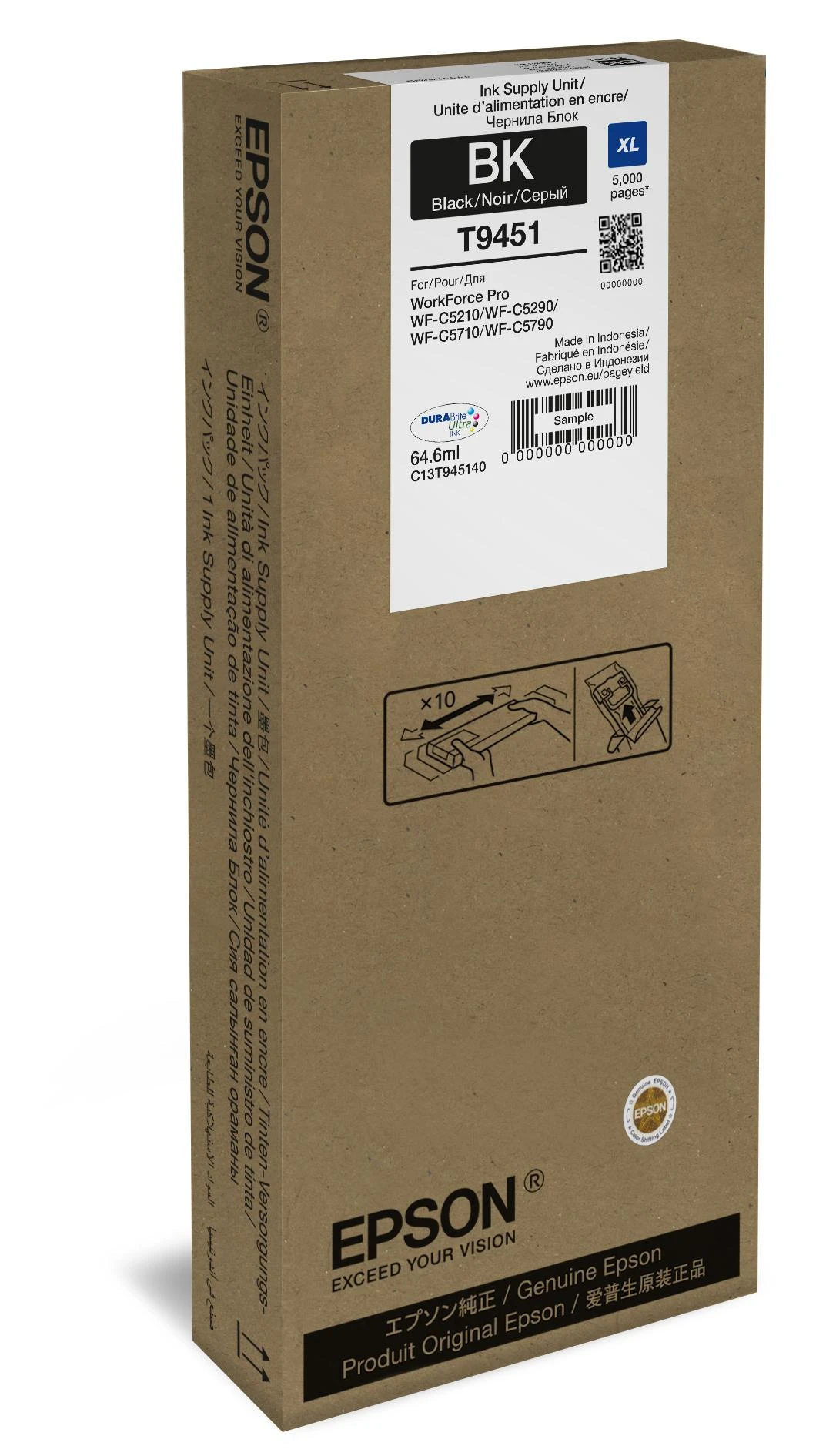 Epson C13T945140 | Ink Cartridge XL | Juodas