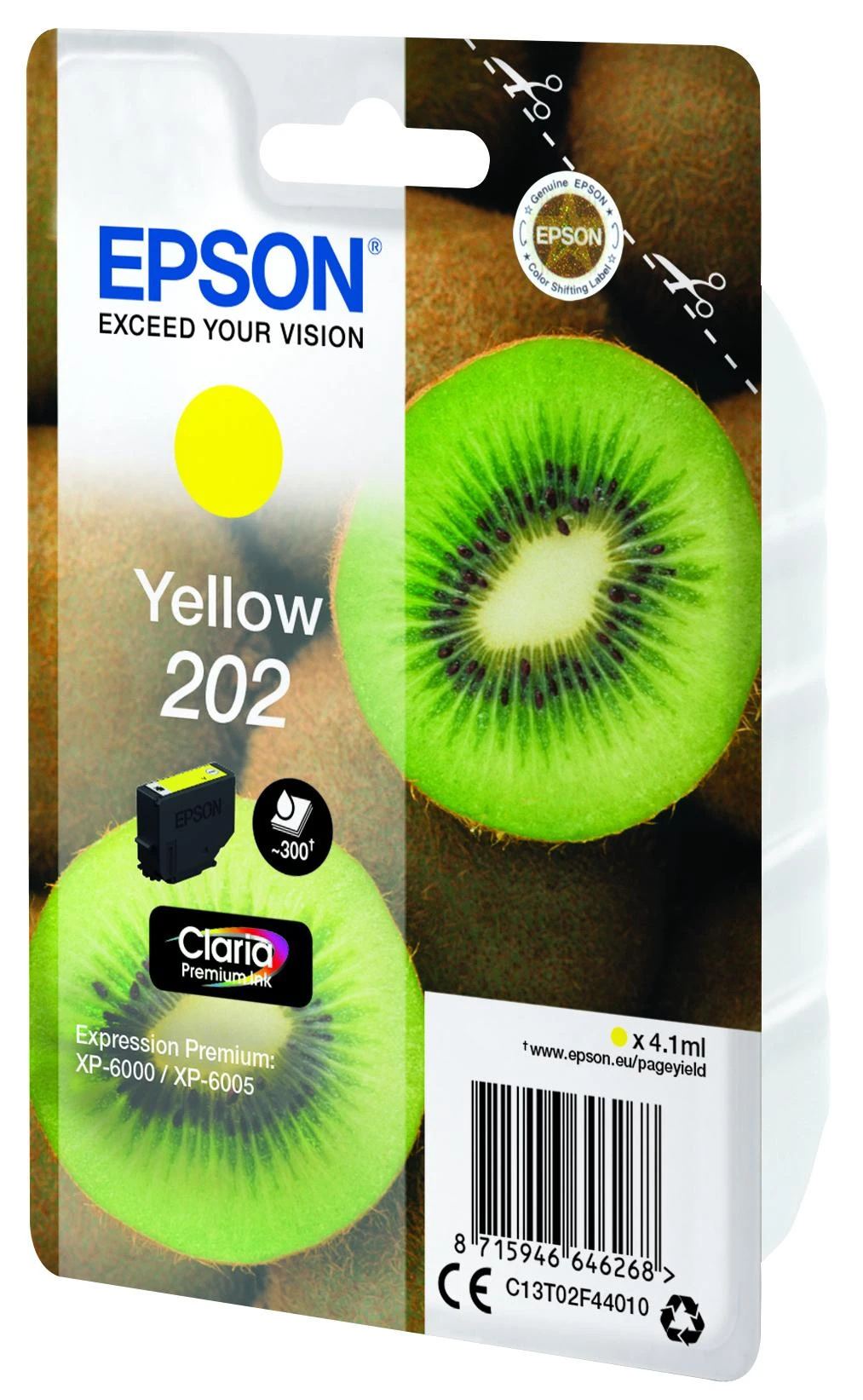 Epson Kiwi 202 Originalus Geltona 1 vnt