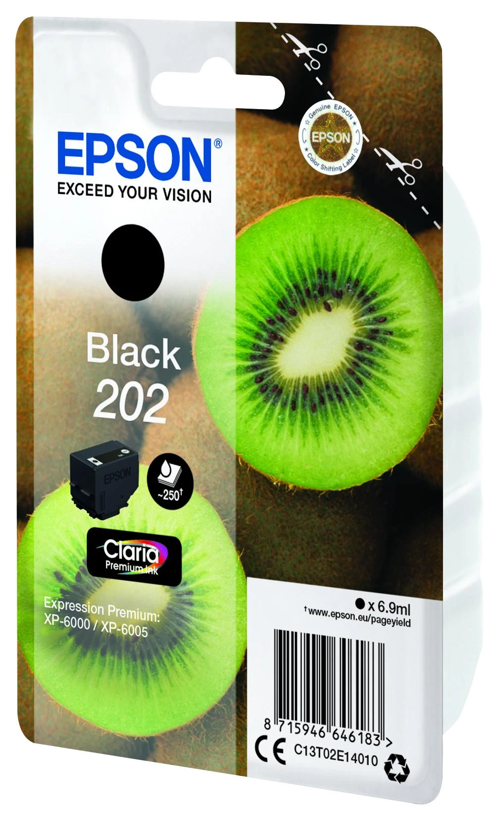 Epson Kiwi 202 Originalus Juoda 1 vnt