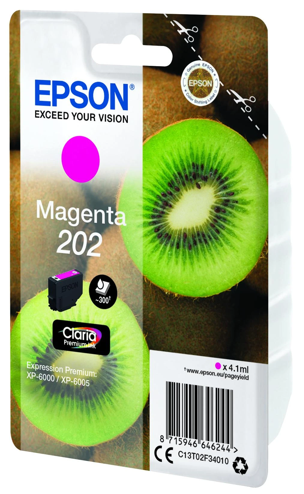 Epson Kiwi 202 Originalus Rausvai raudona 1 vnt
