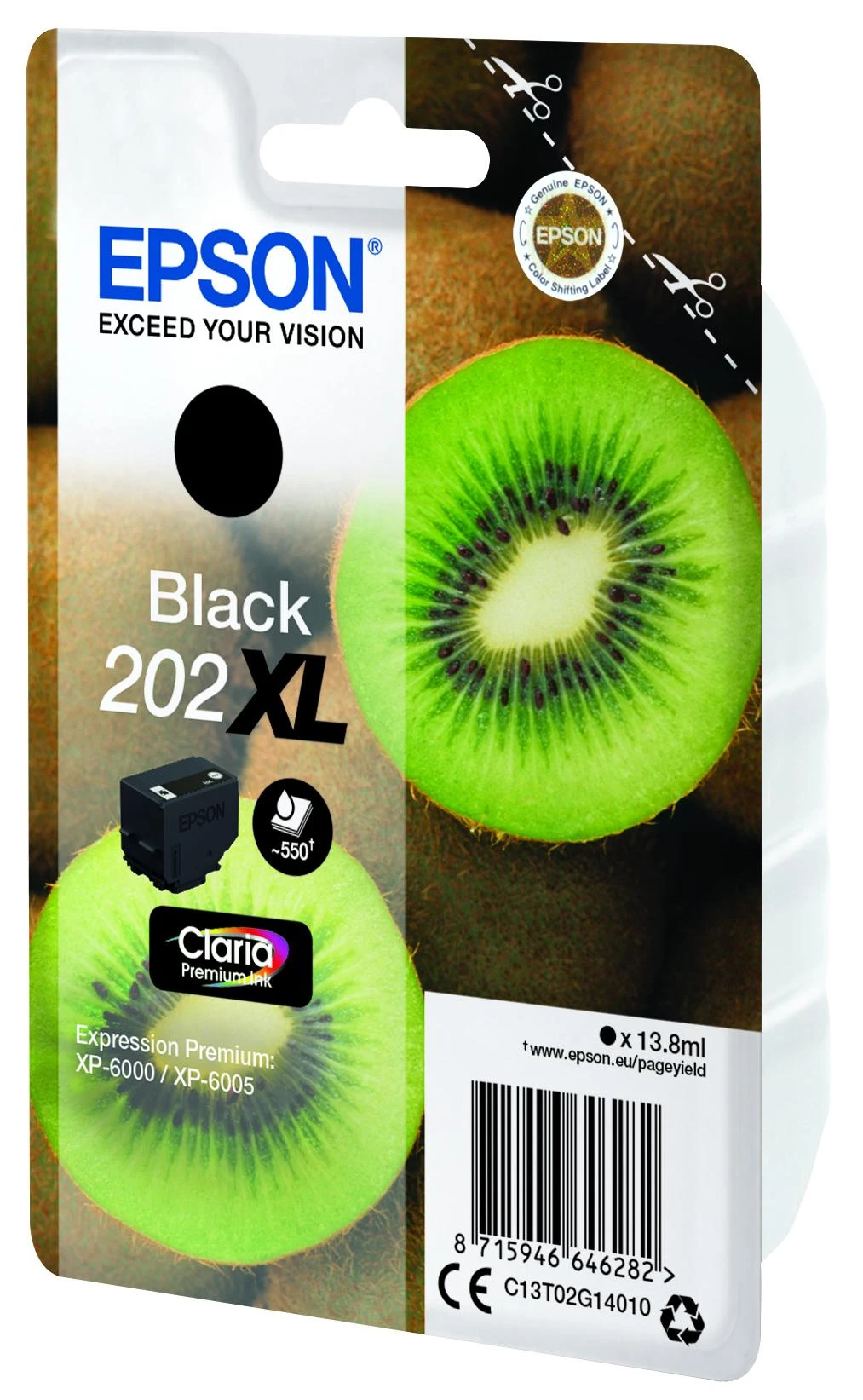 Epson Kiwi 202XL Originalus Juoda 1 vnt