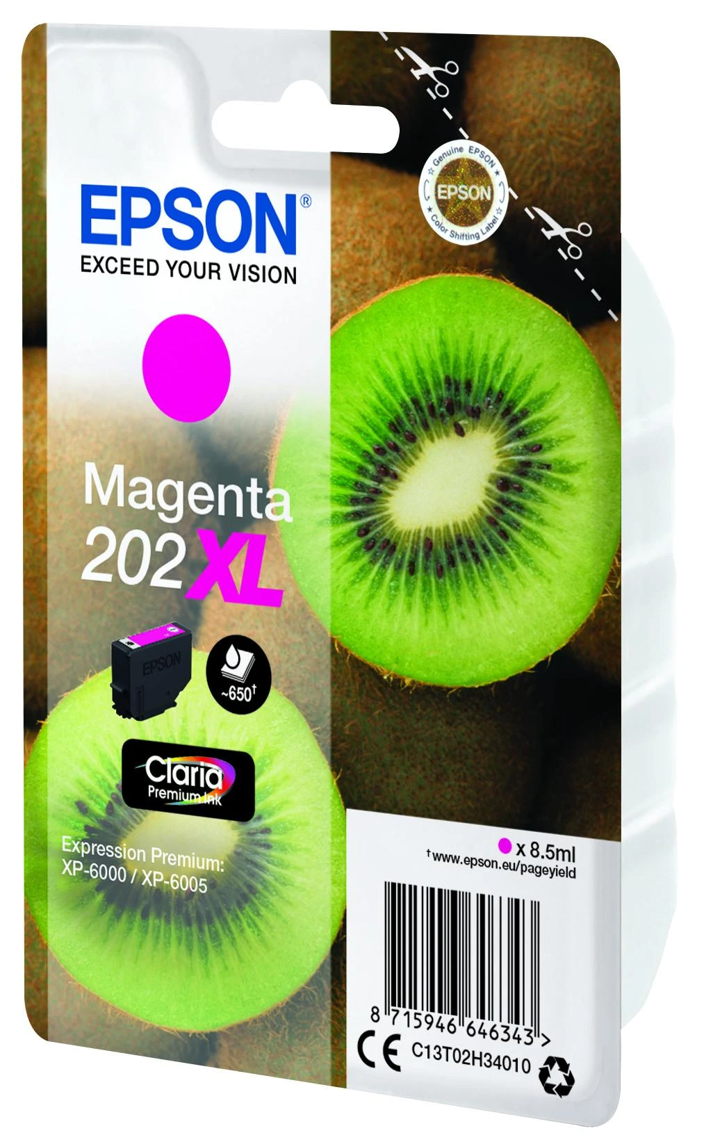 Epson Kiwi 202XL Originalus Rausvai raudona 1 vnt