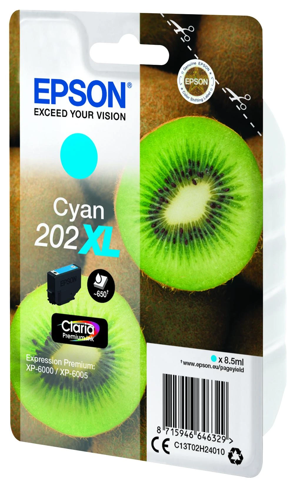 Epson Kiwi 202XL Originalus Žydras 1 vnt