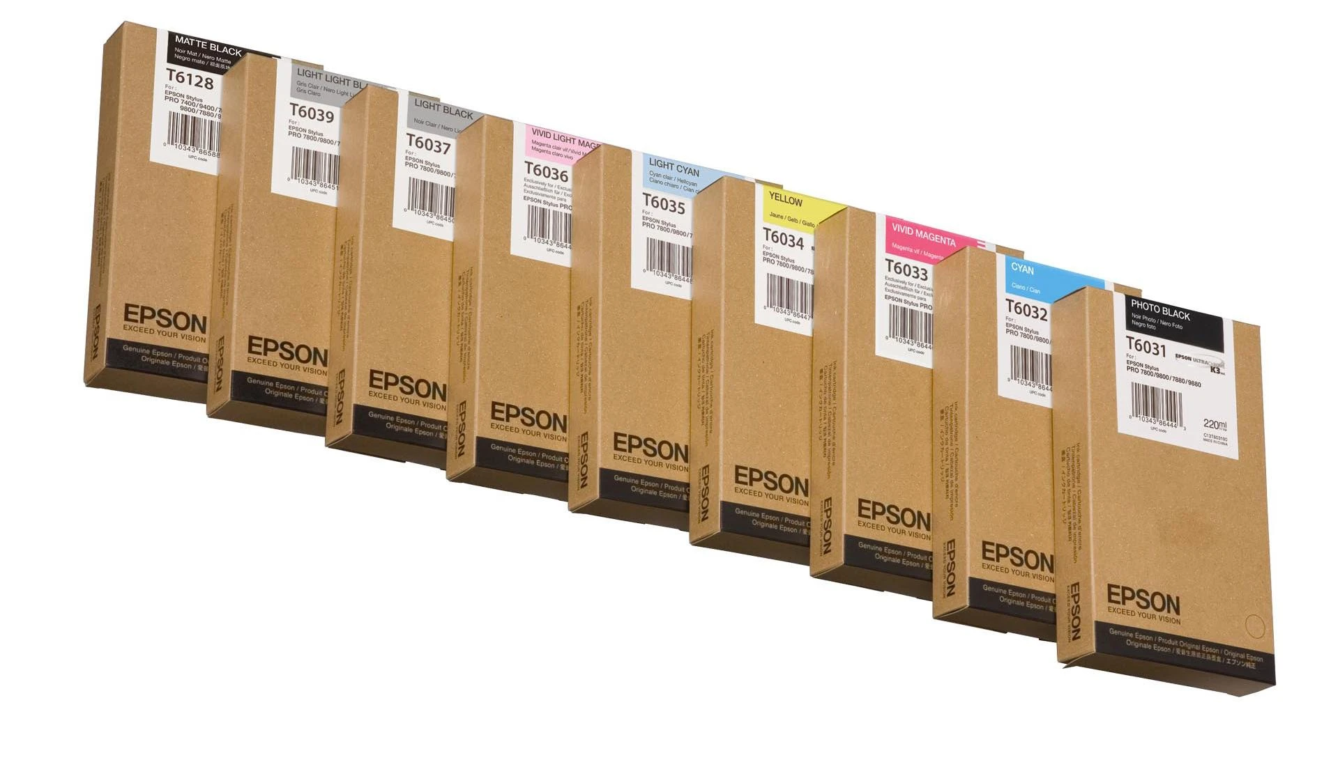 EPSON rašalas geltonas, skirtas StylusPro 7800 7800Xrite 7880 9800 9800Xrite 9880