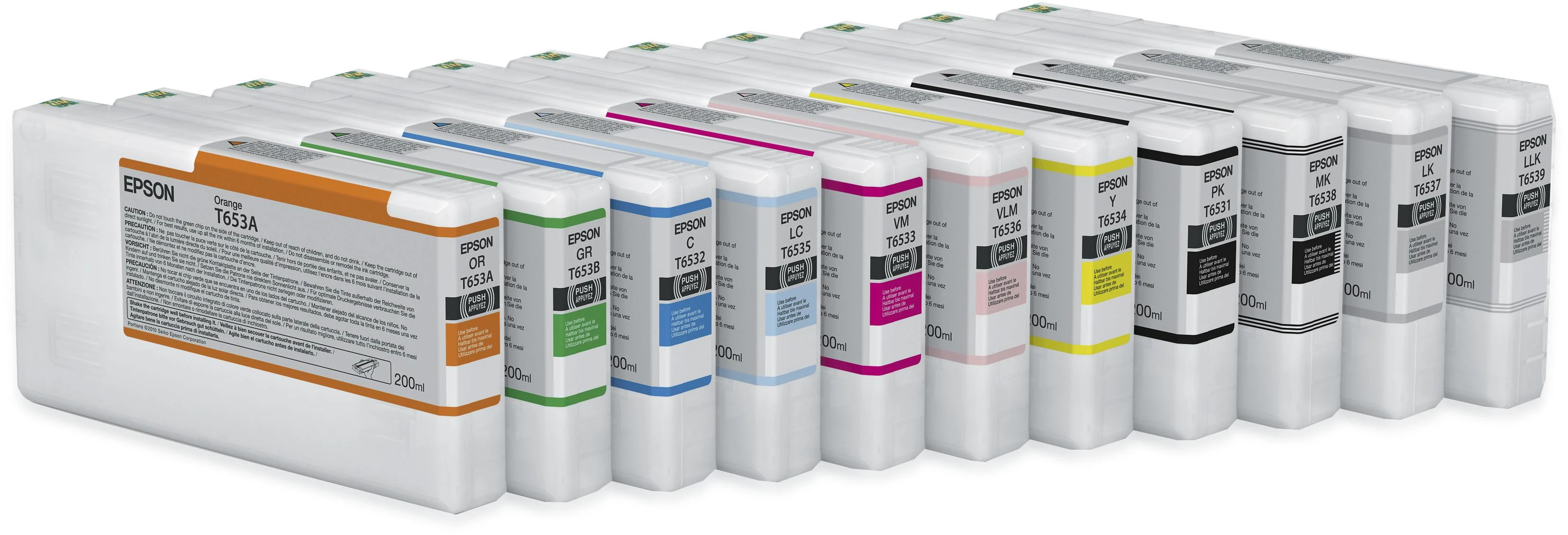 Šviesiai žalsvai mėlynos spalvos EPSON rašalas T6535, skirtas Stylus Pro 4900