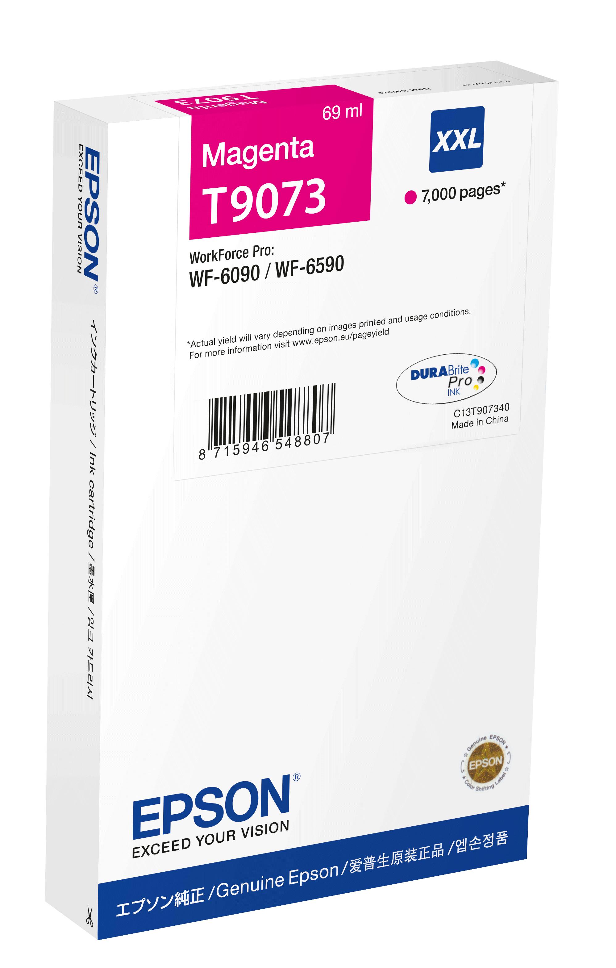 Epson DURABrite Pro | T9073 XXL | Rašalo kasetė | Magenta