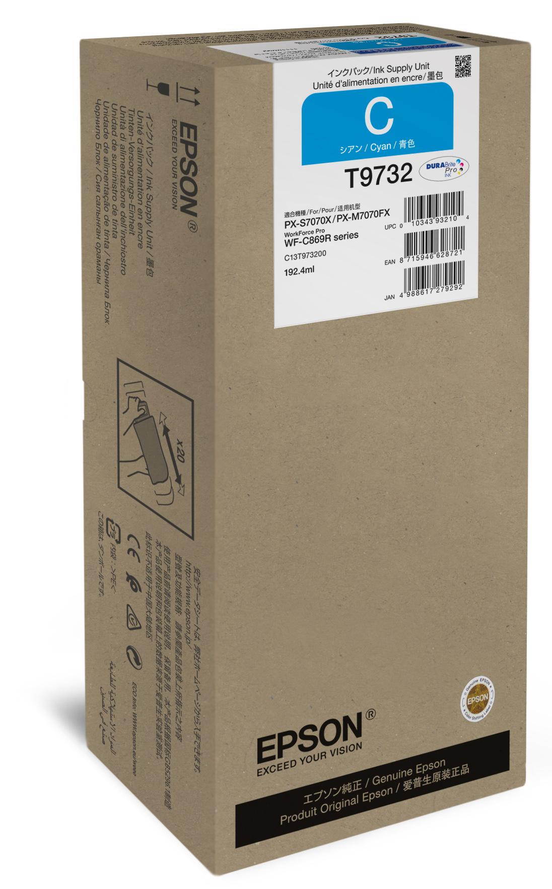 Epson T9732 Originalus Žydras 1 vnt