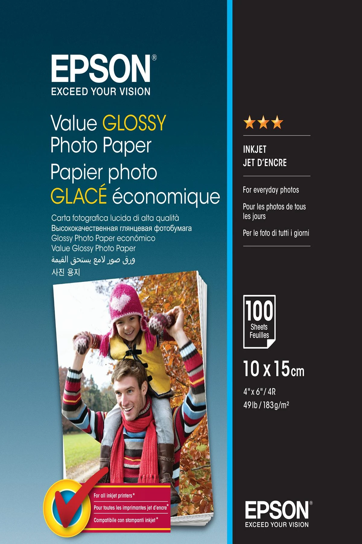 Epson Value Glossy Photo Paper fotopopierius Blizgus