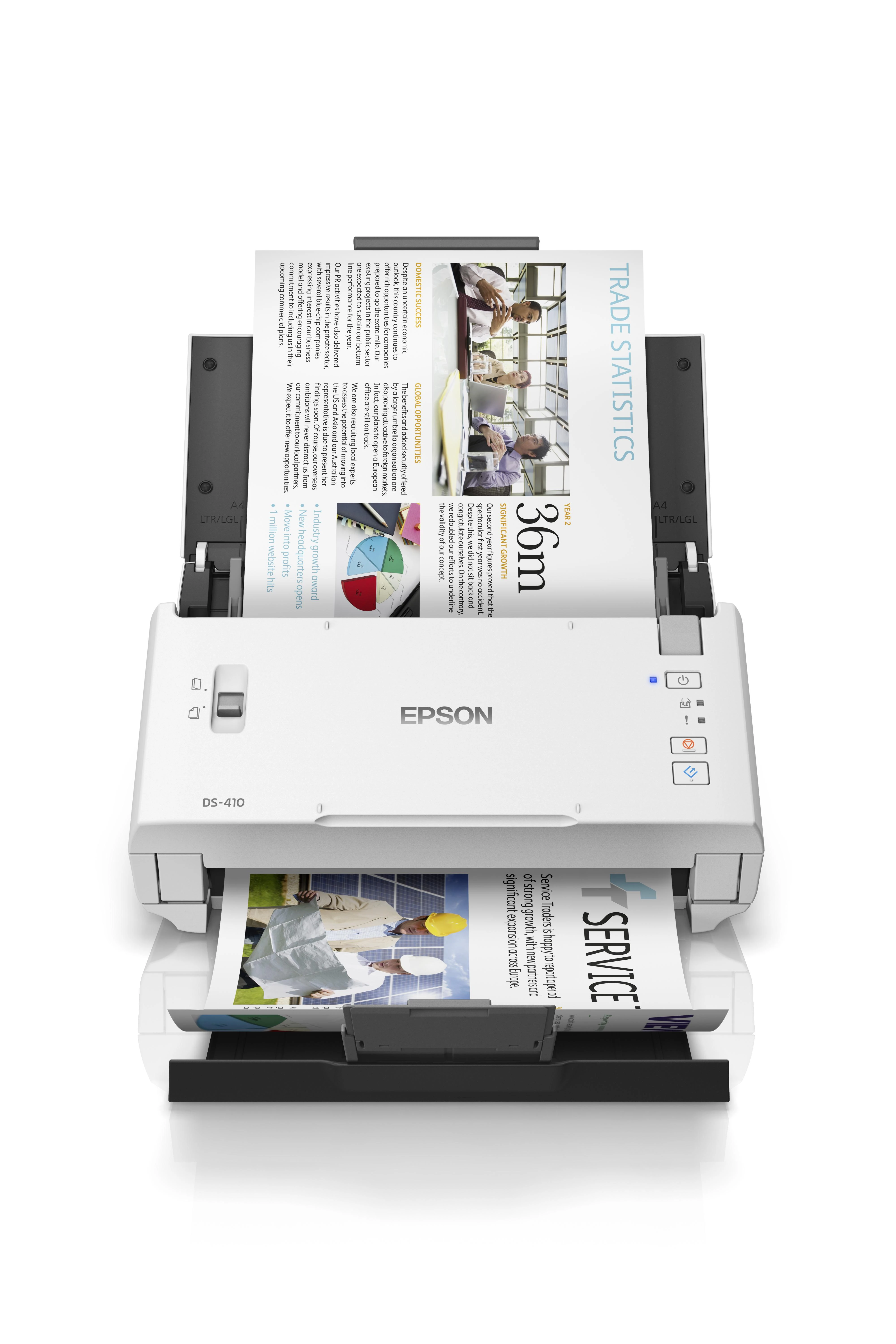 Skeneris Epson | Darbo jėga DS-410 | Spalva | Dokumentų skaitytuvas
